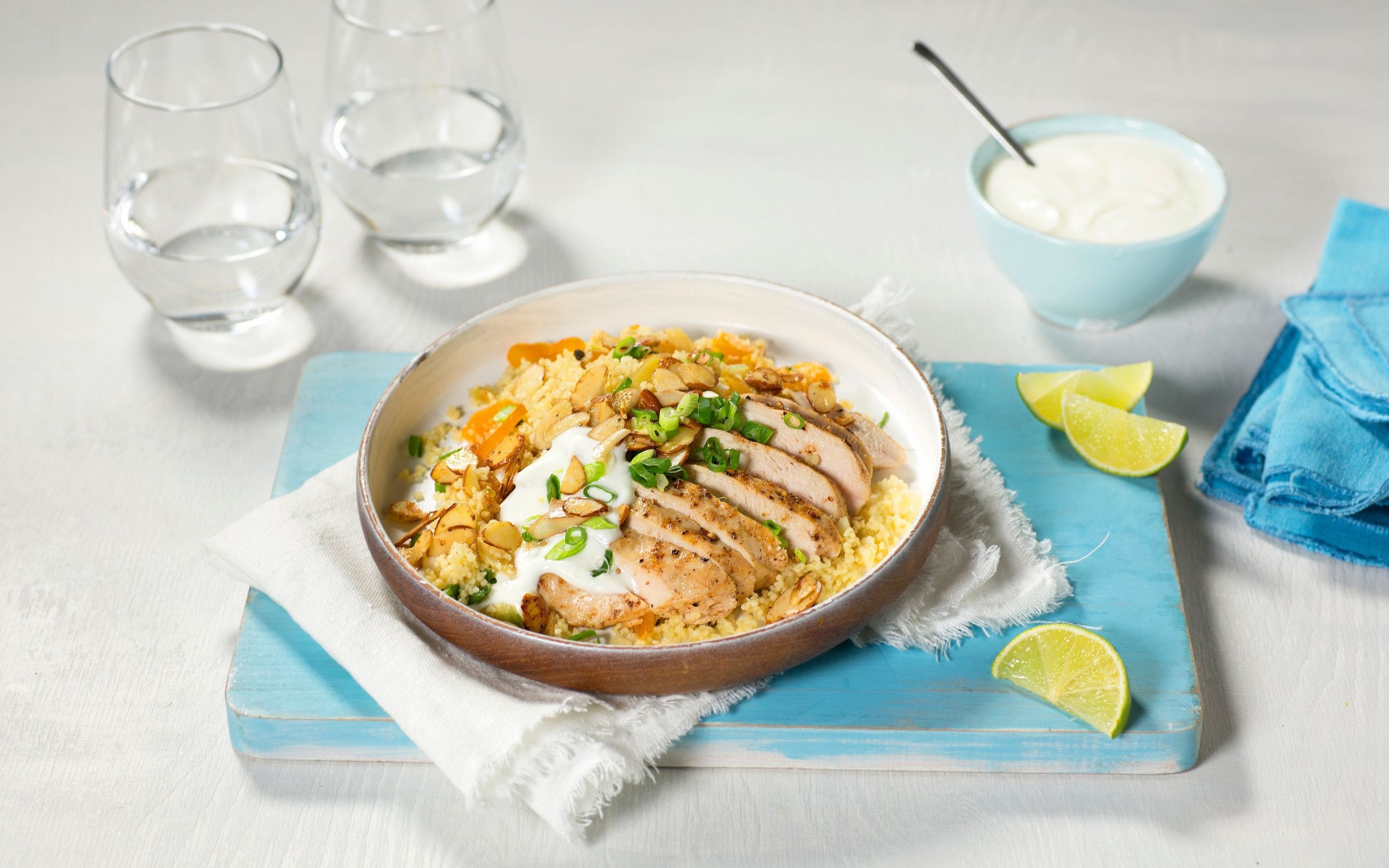 Krydret couscous med kylling