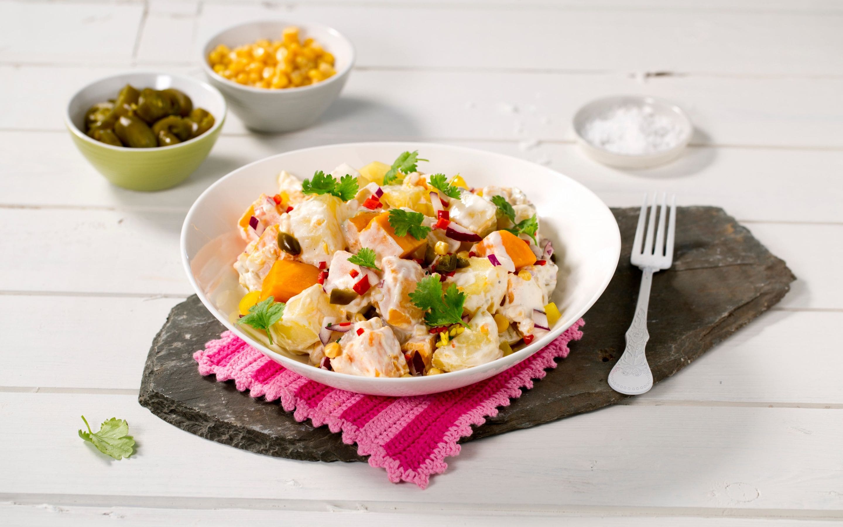 Eksotisk potetsalat