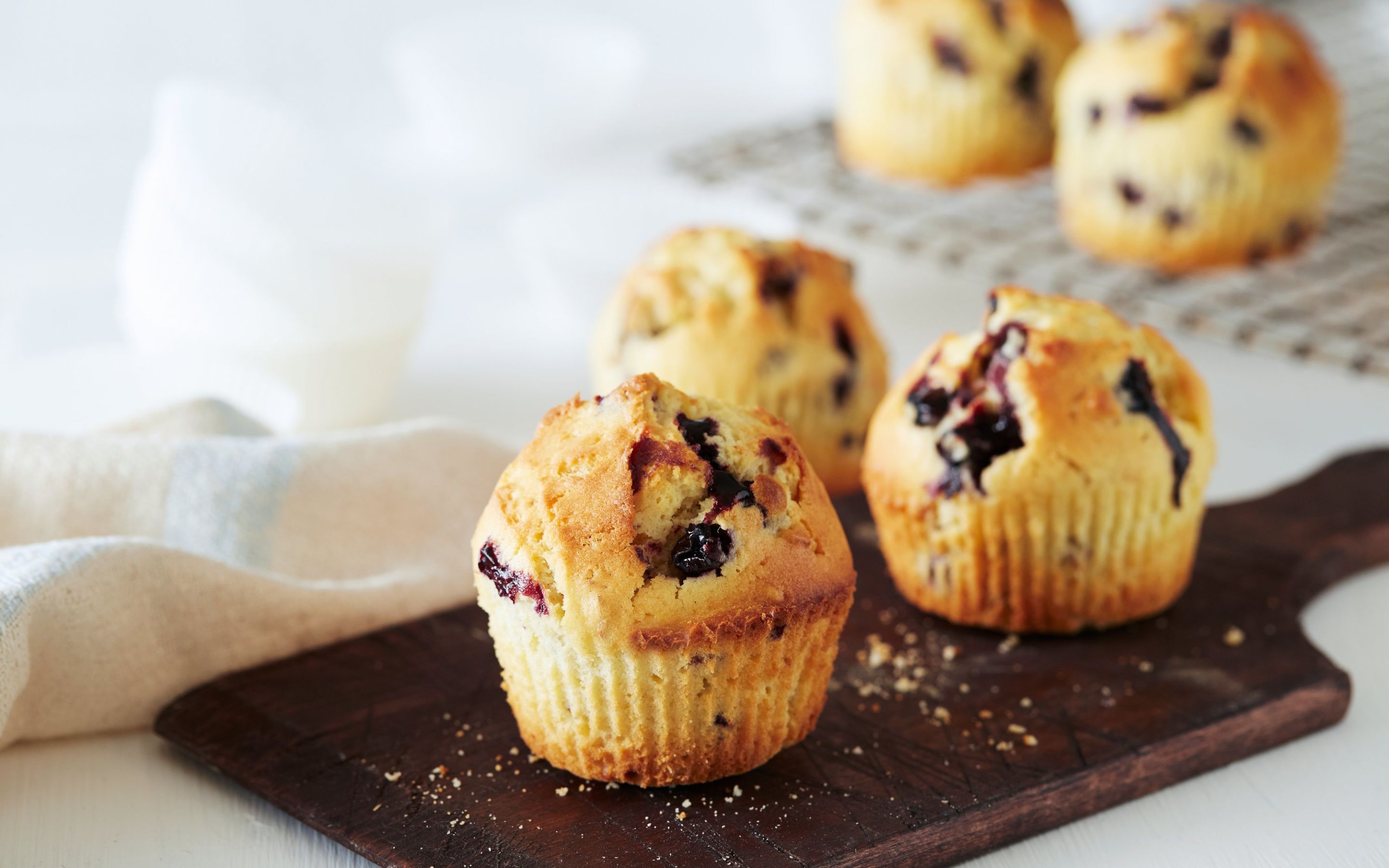 Blåbærmuffins med kefir