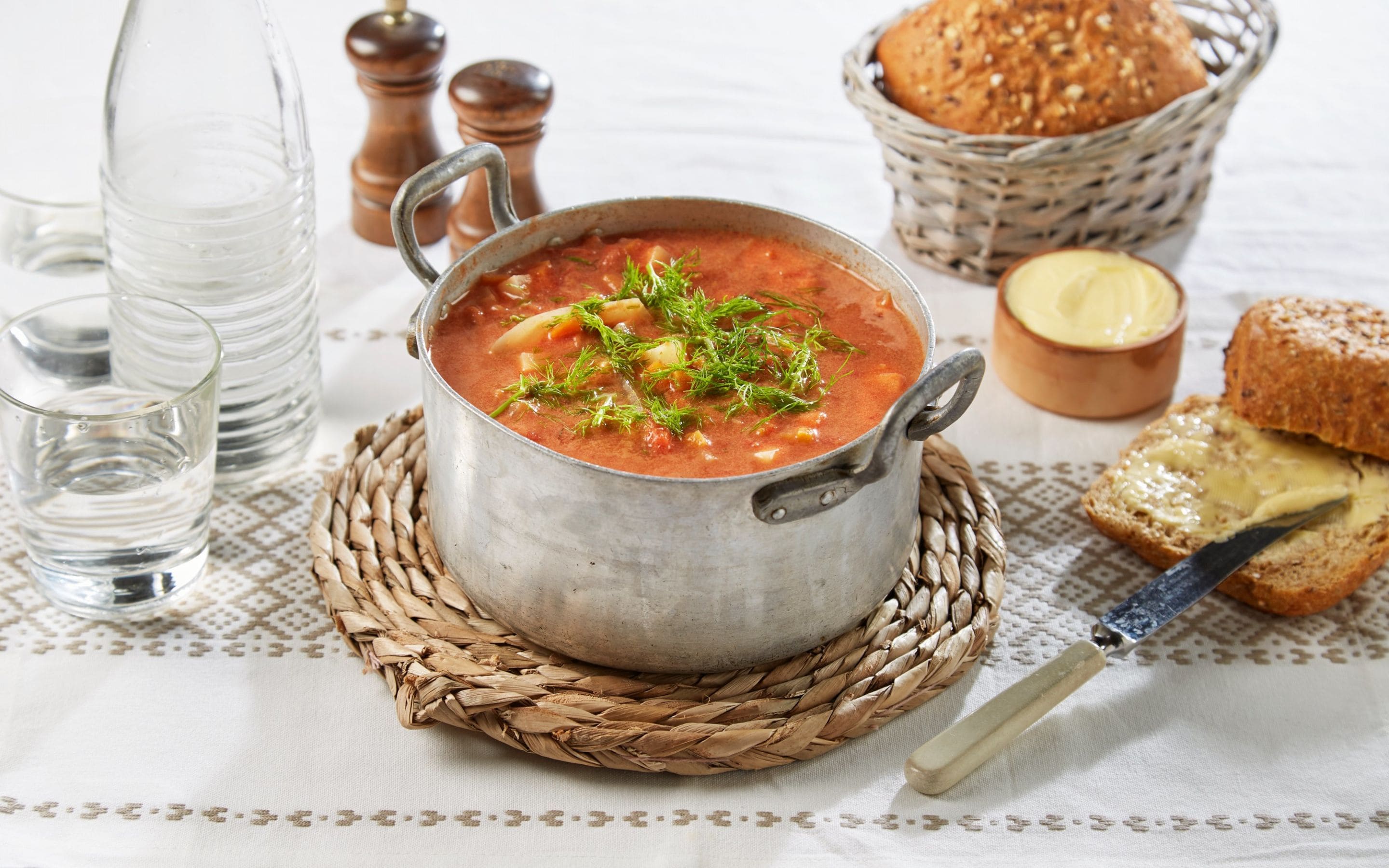 Fransk grønnsaksuppe