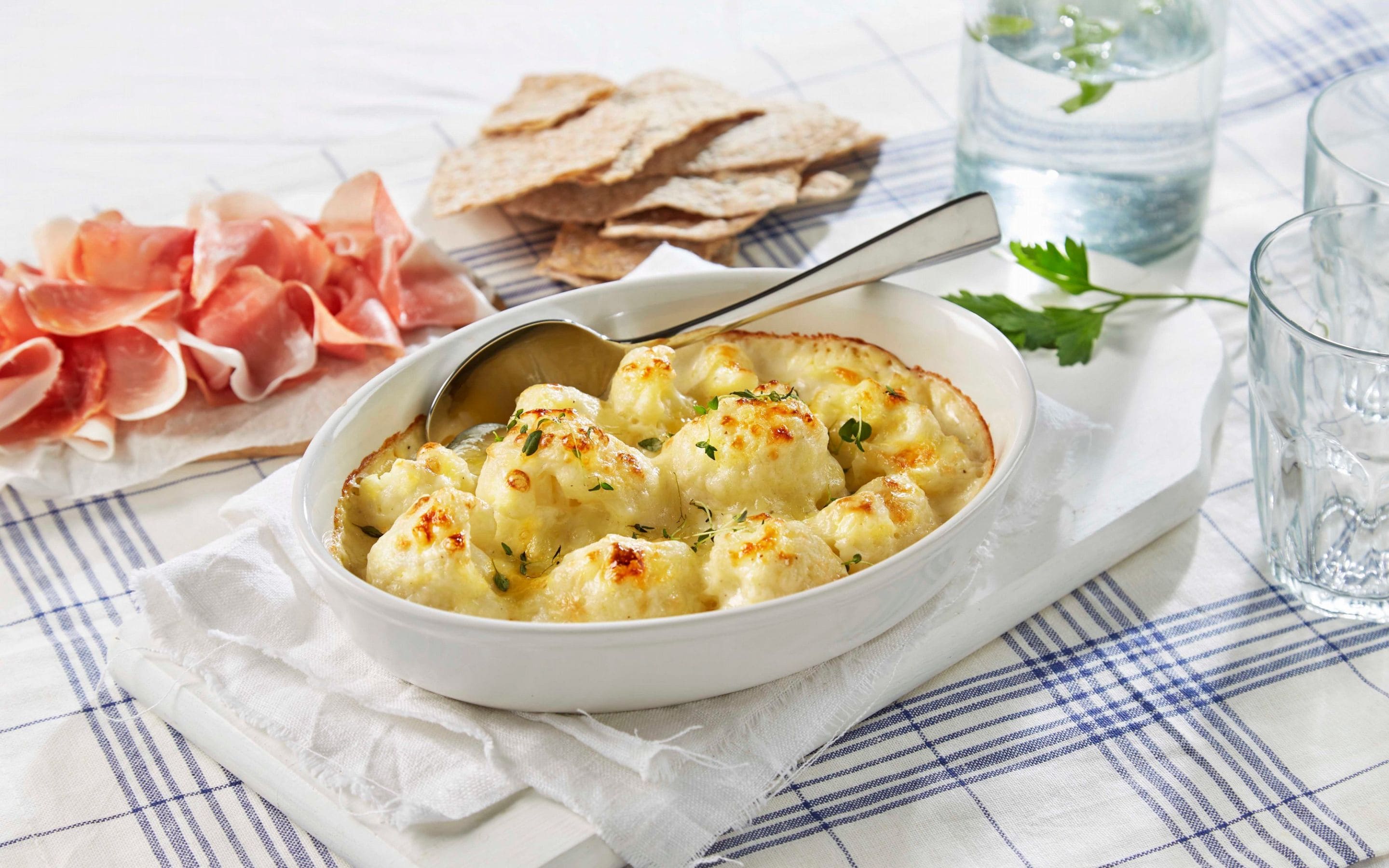 Gratinert blomkål
