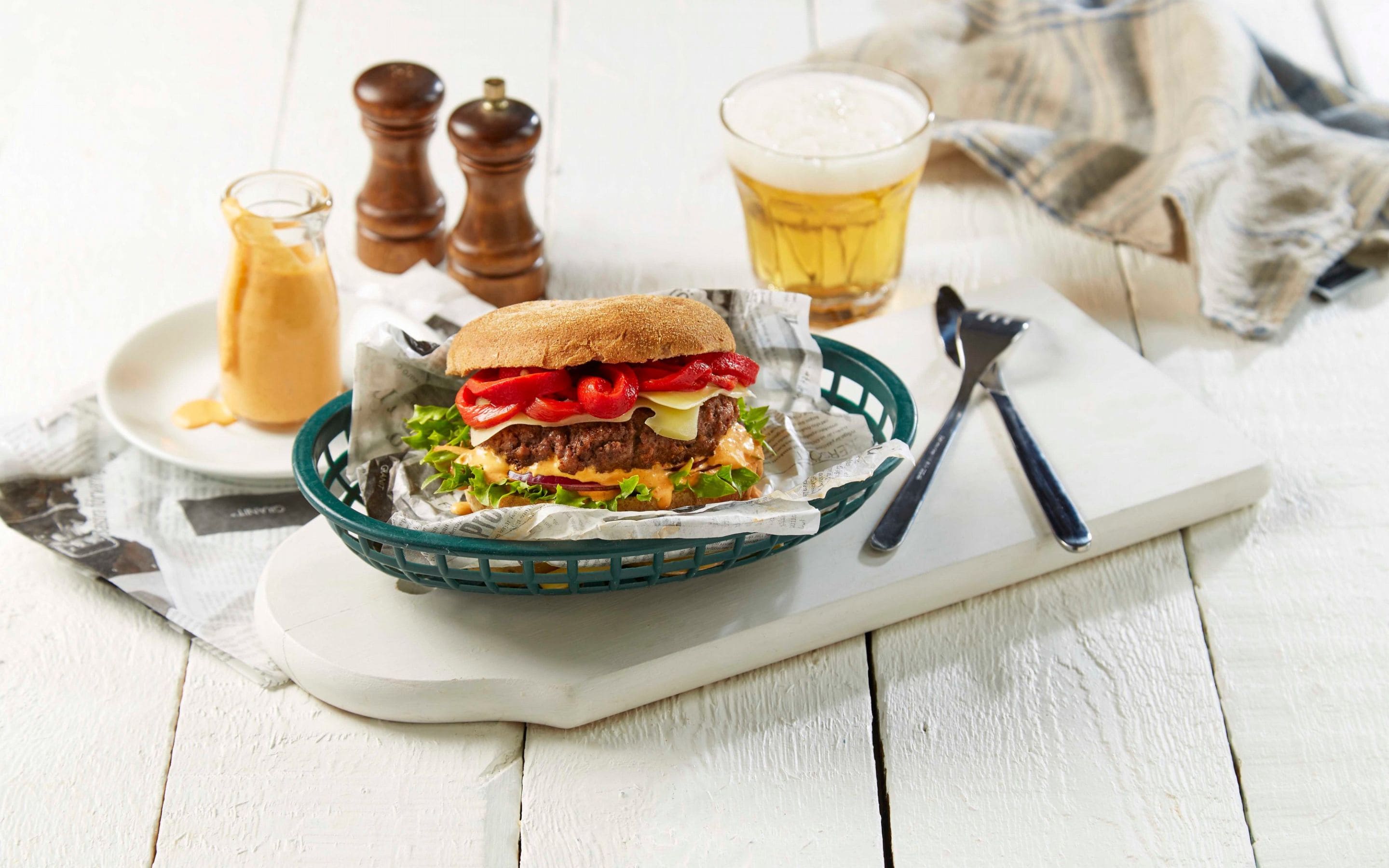 Hjemmelaget burger