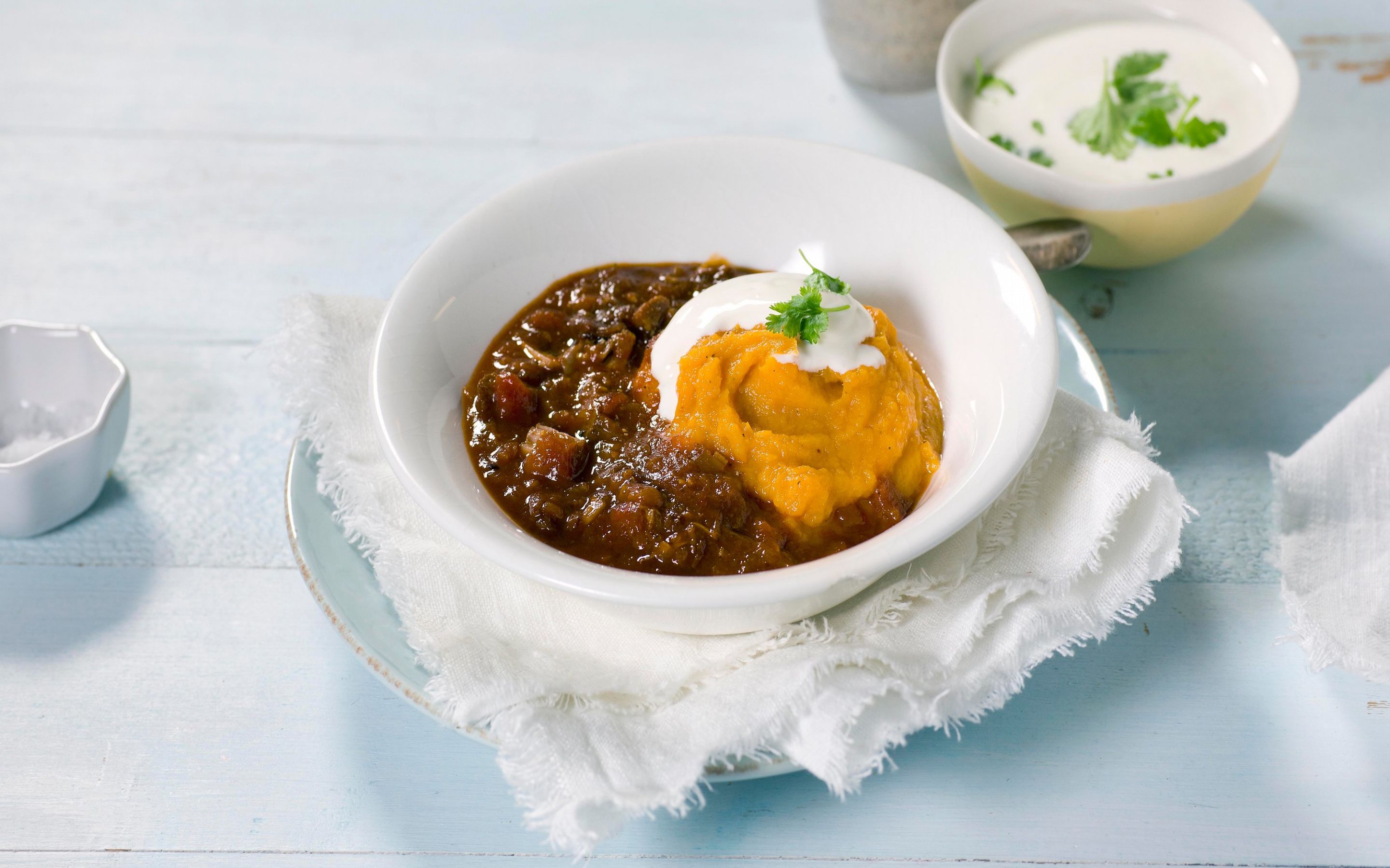 Marokkansk lammegryte med korianderyoghurt