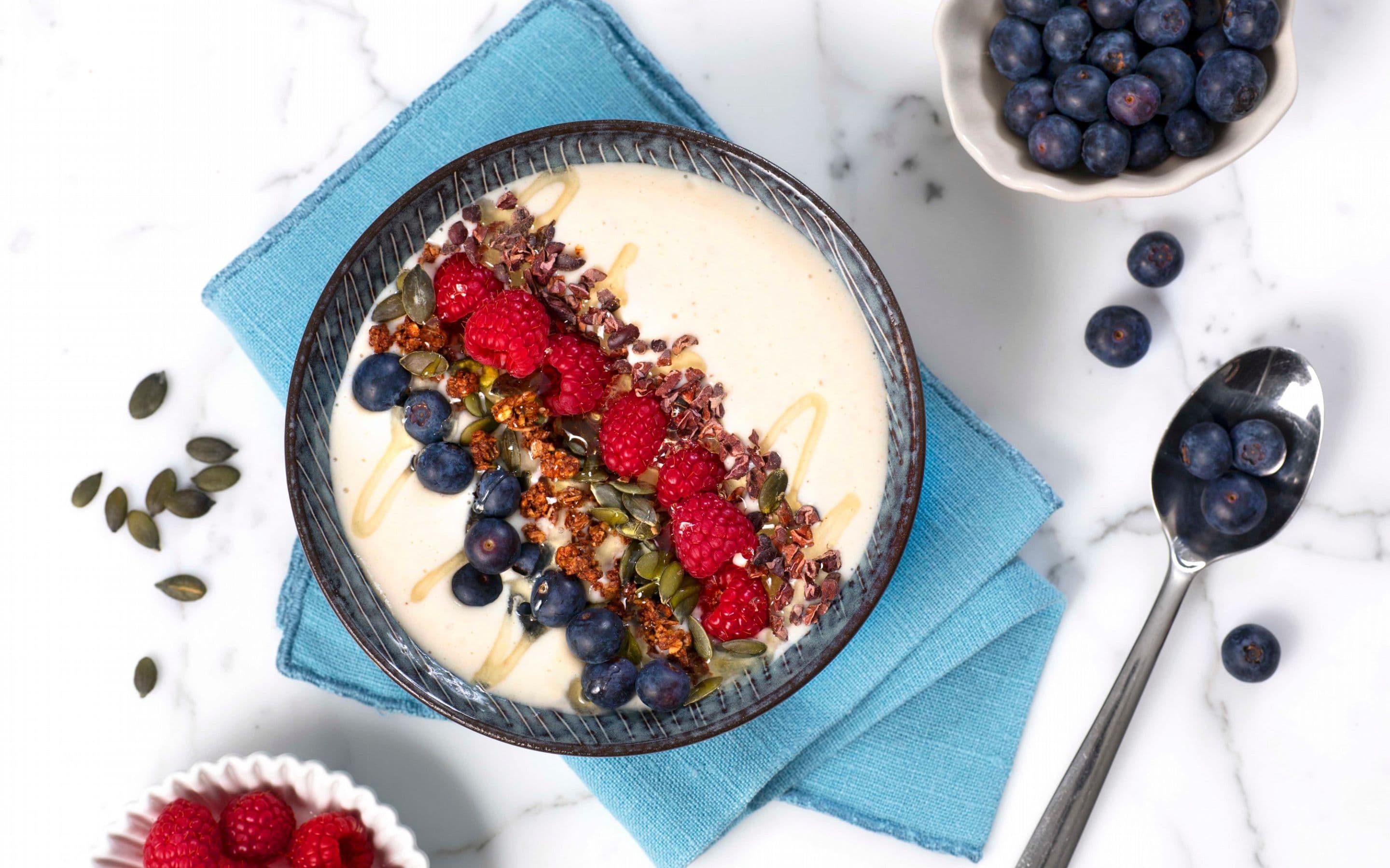 Smoothie bowl med banan