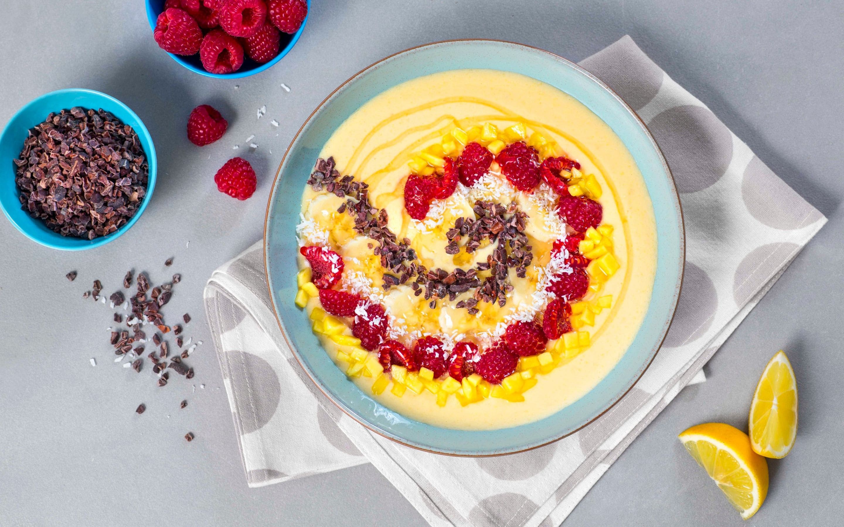 Smoothie bowl med mango