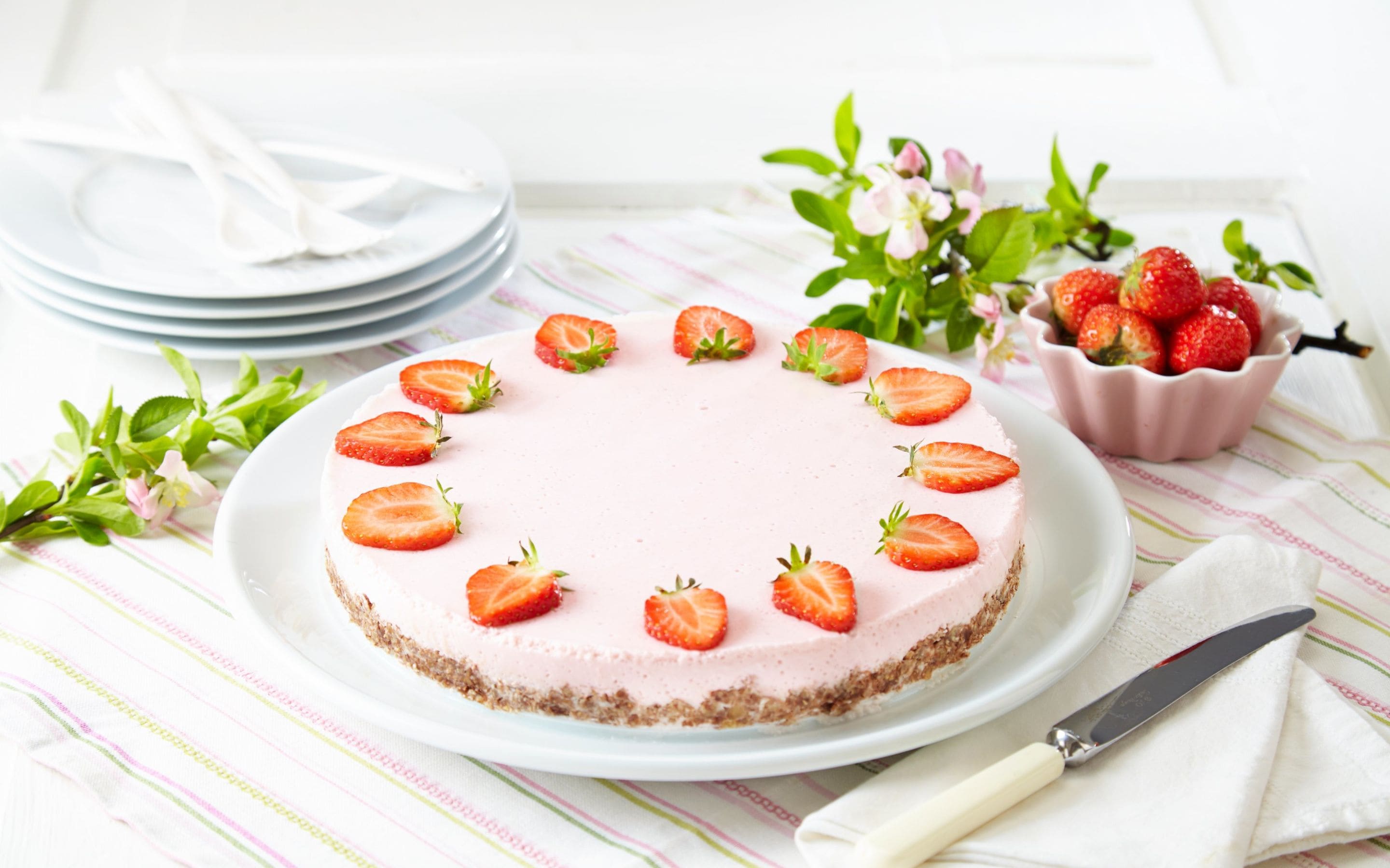 Ostekake med Cottage Cheese
