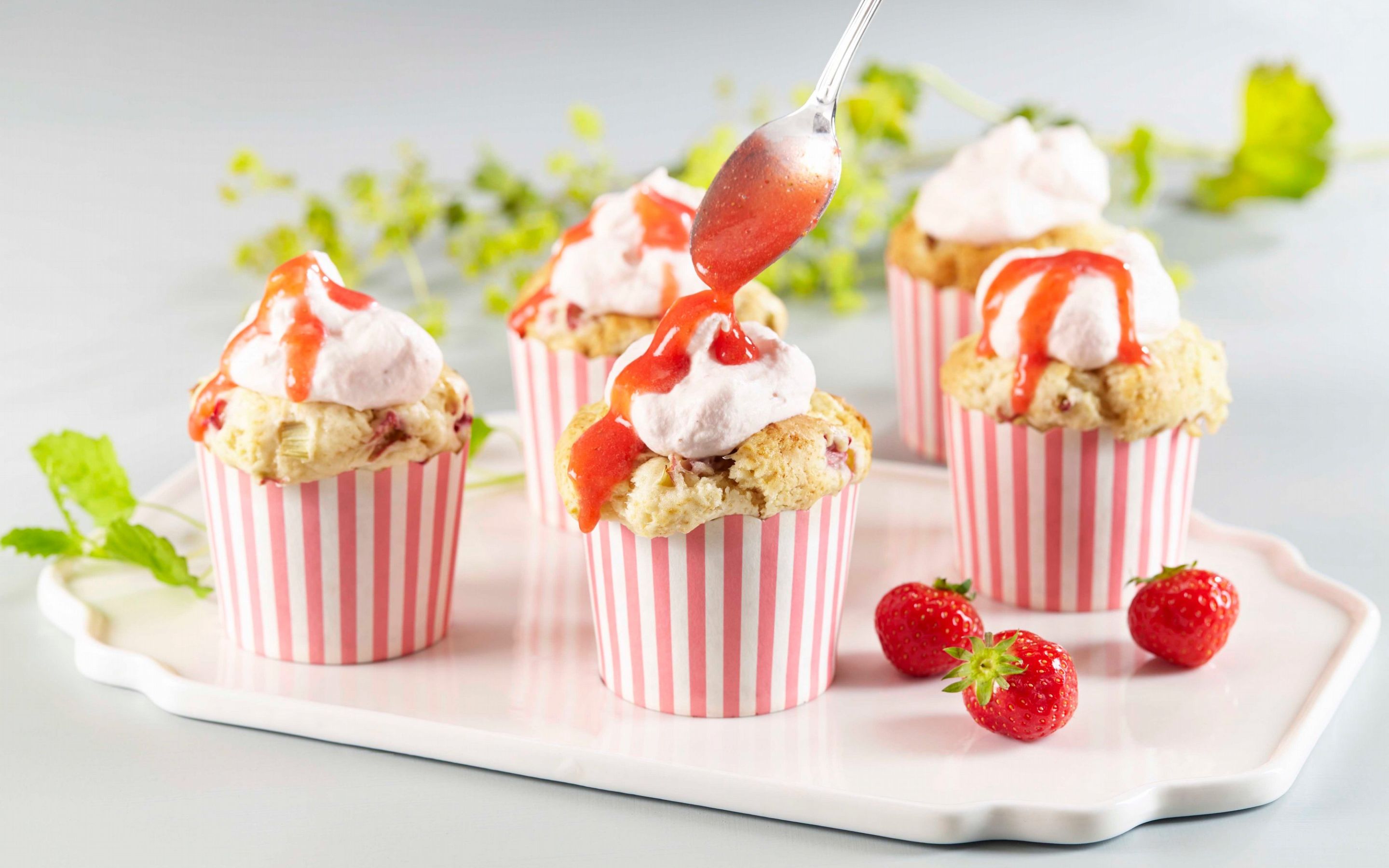 Rabarbramuffins