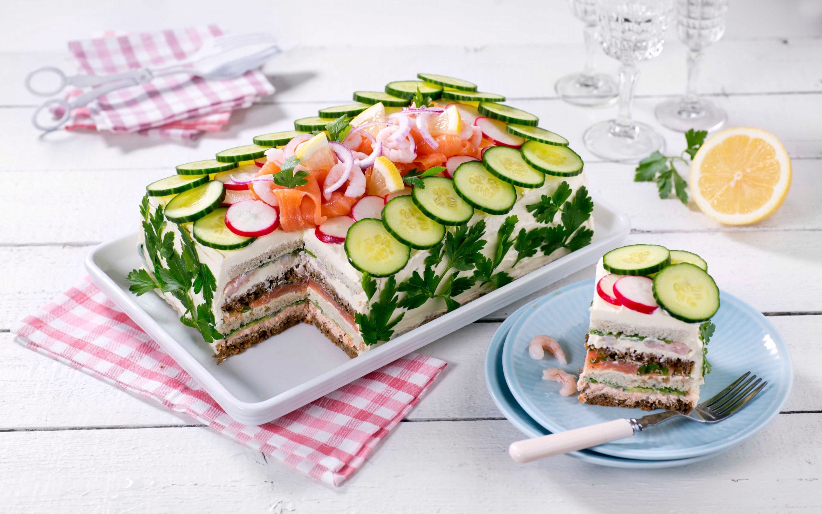Smørbrødterte