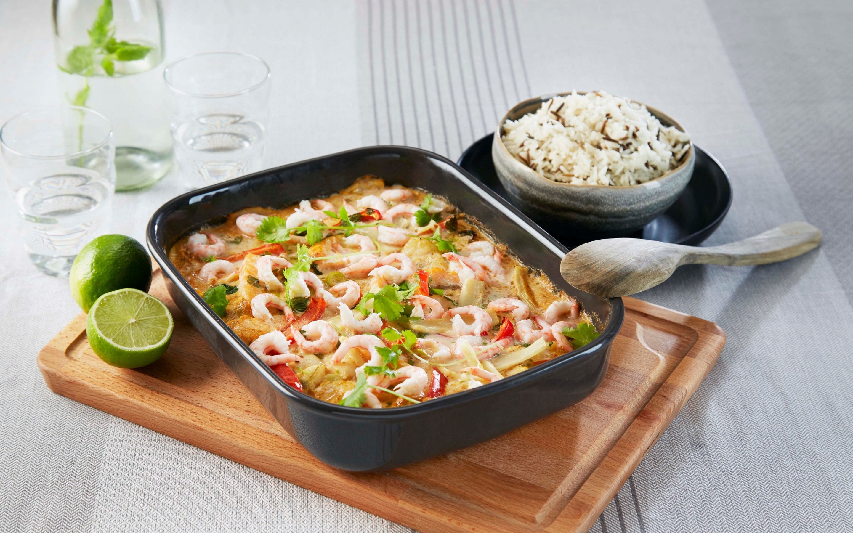 Fiskegrateng med kokosmelk