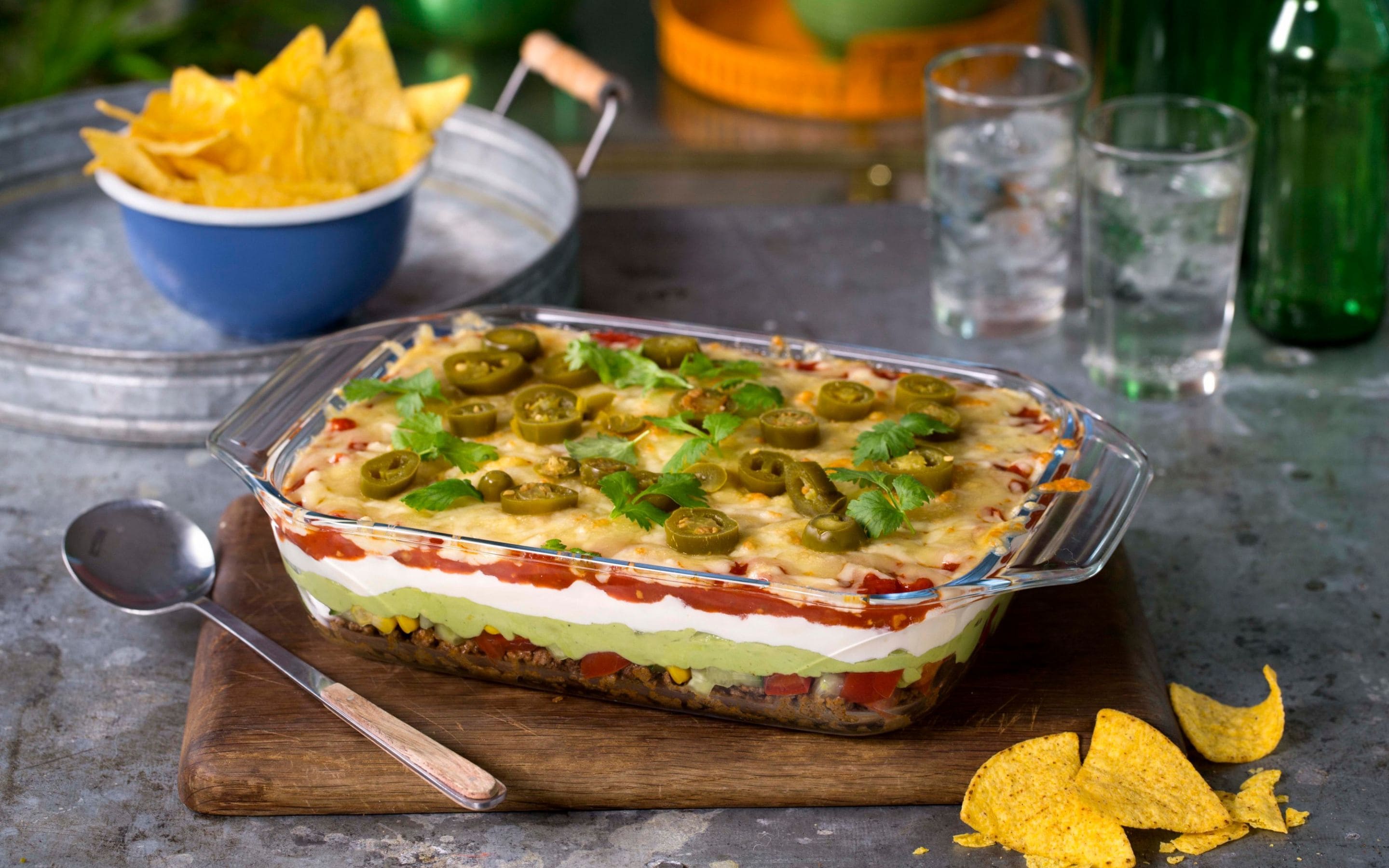 7-lags gratinert tacodipp