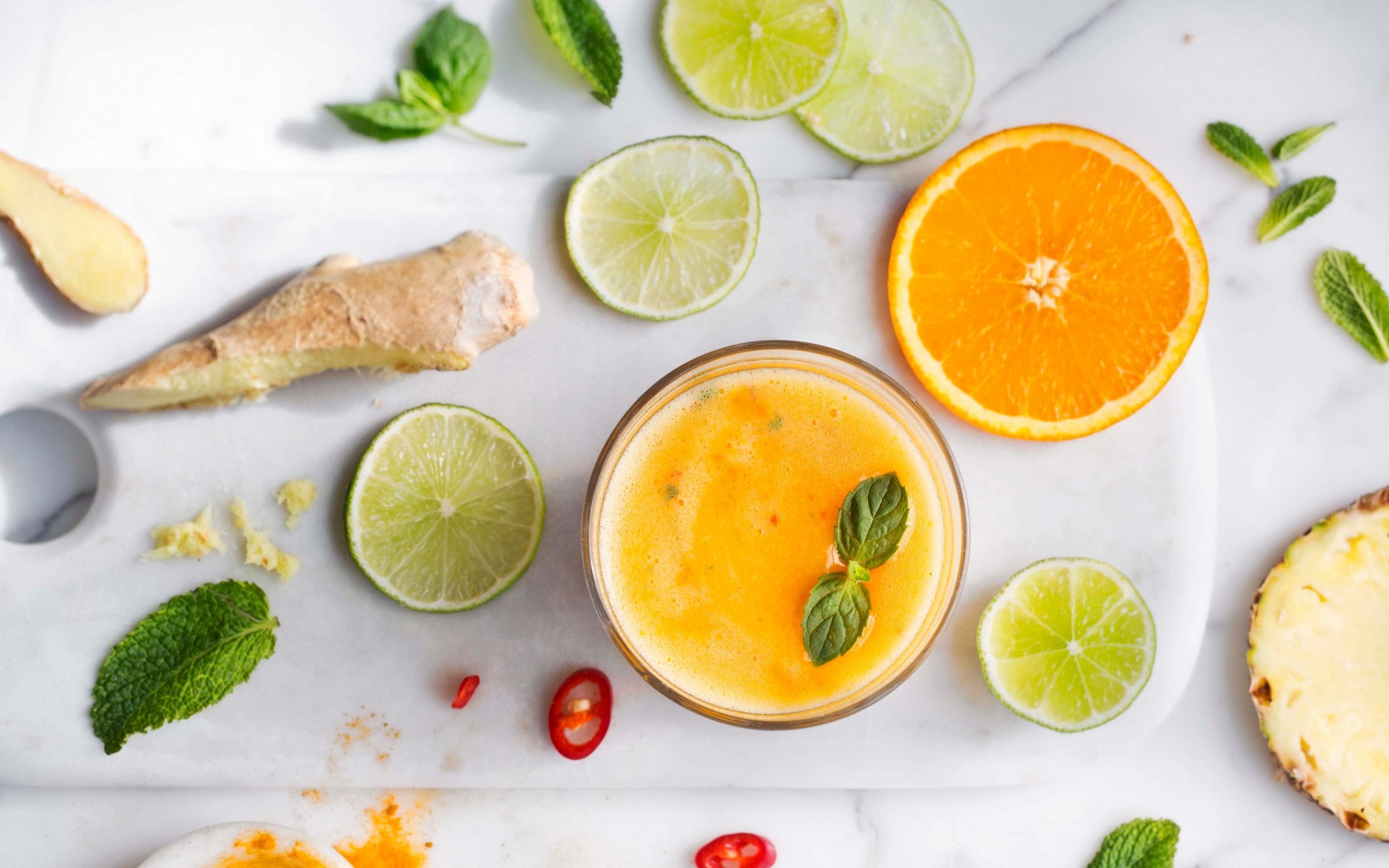 Smoothie med chili og ingefær