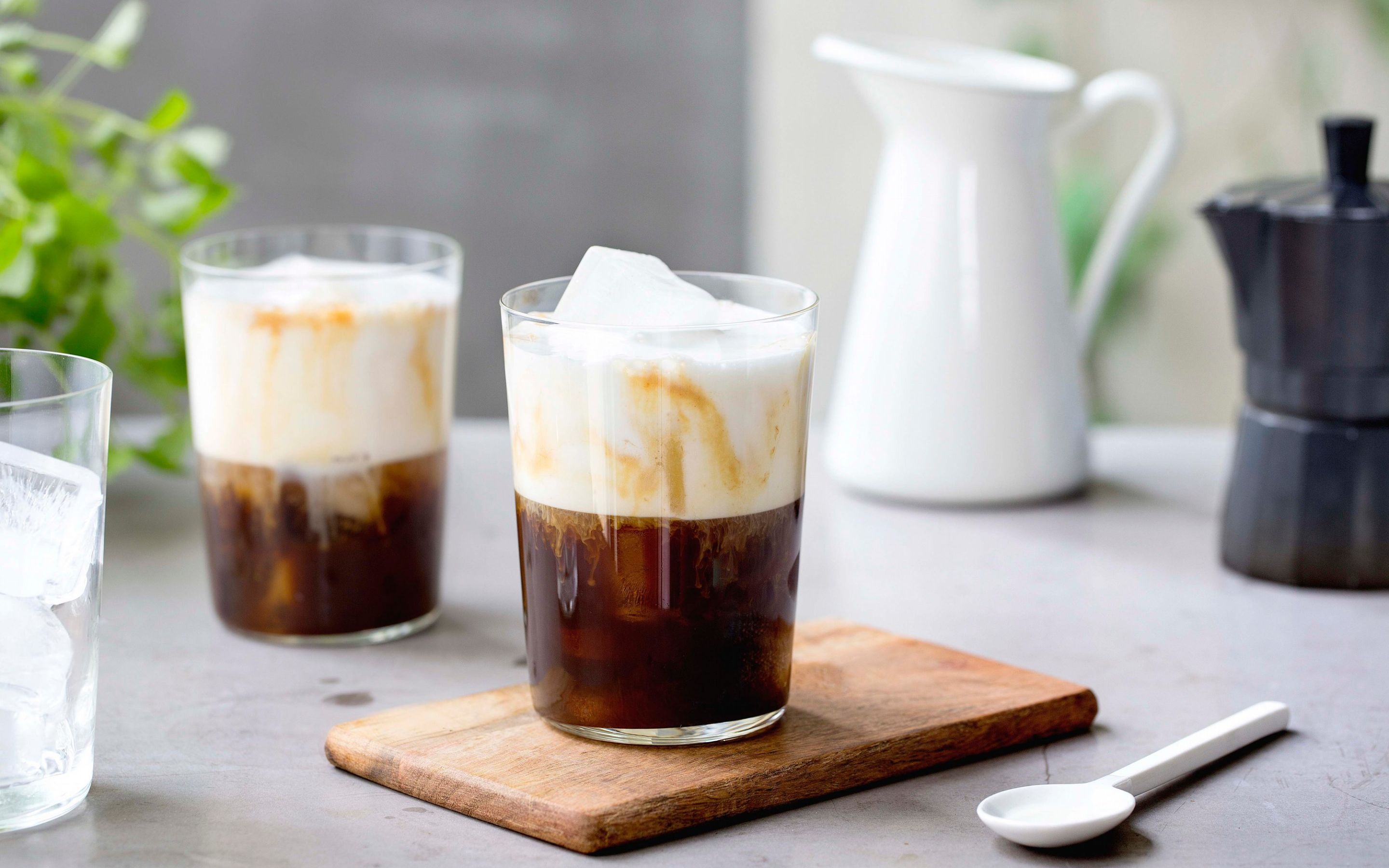 Iskaffe med espresso