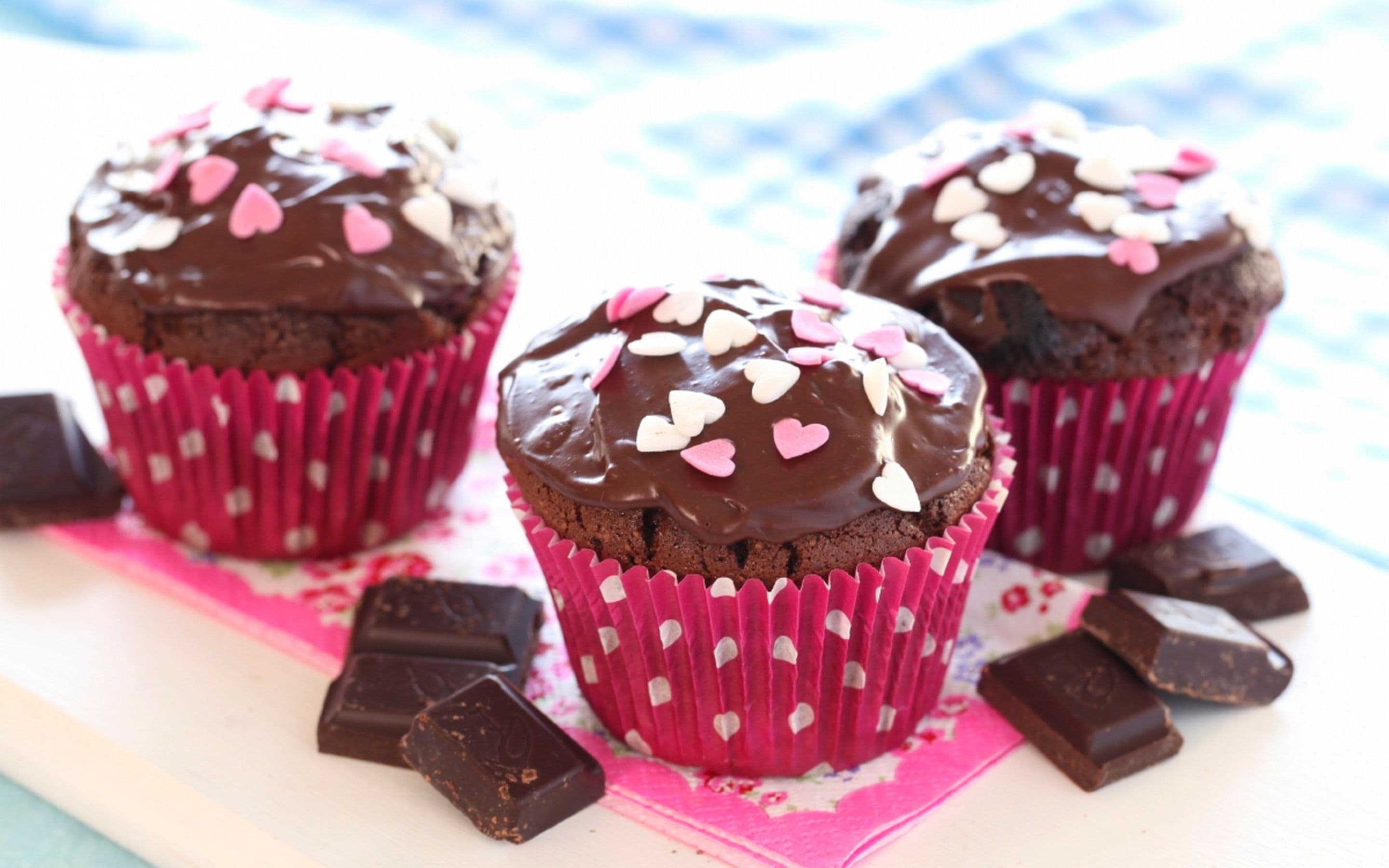 Glutenfrie sjokolademuffins