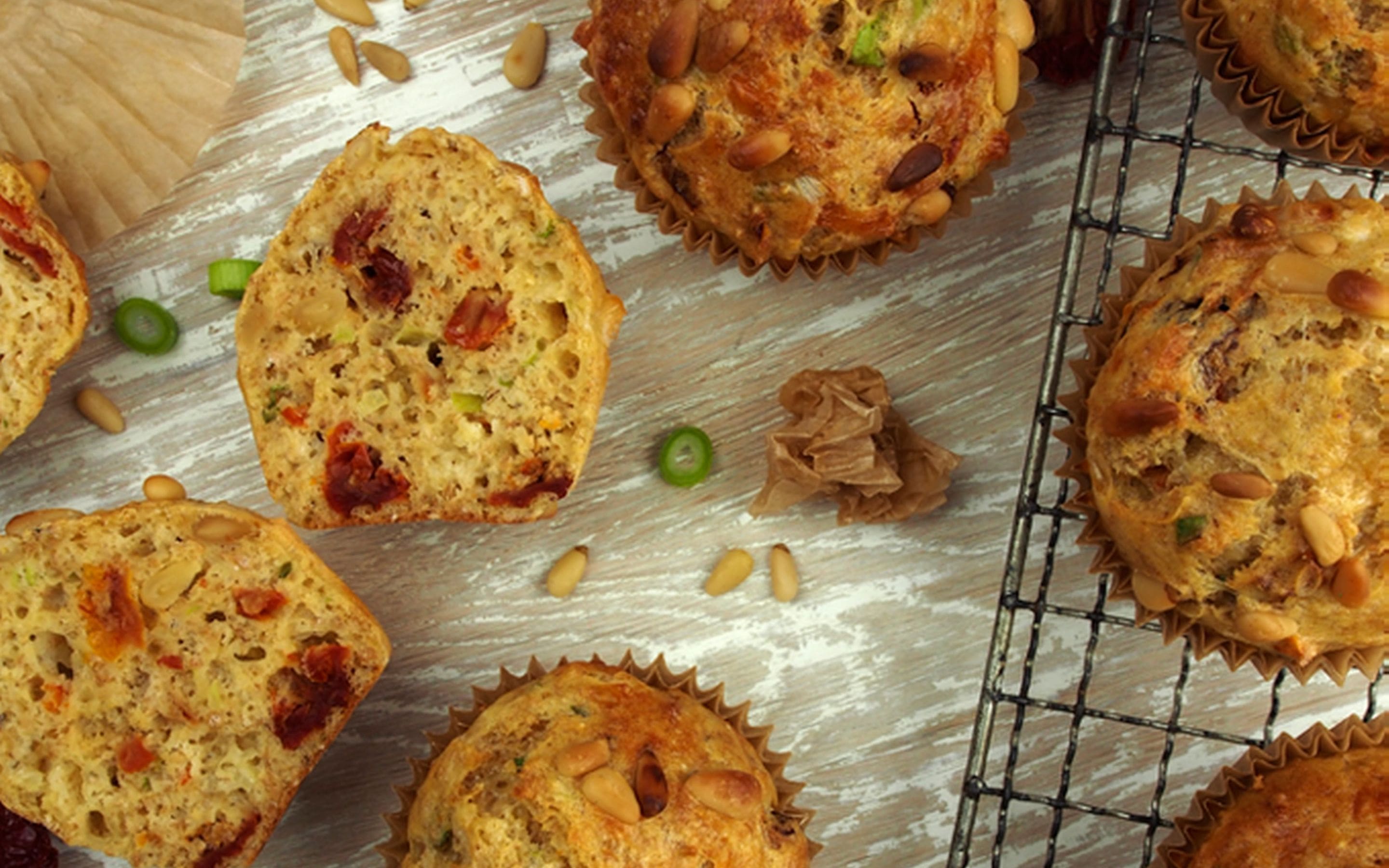 Saftige og halvgrove muffins med Kefir