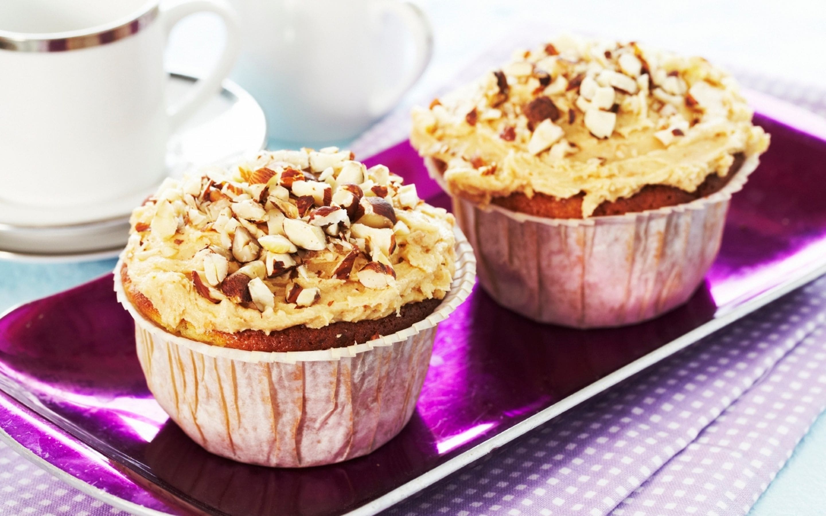 Bananmuffins med peanøttsmør