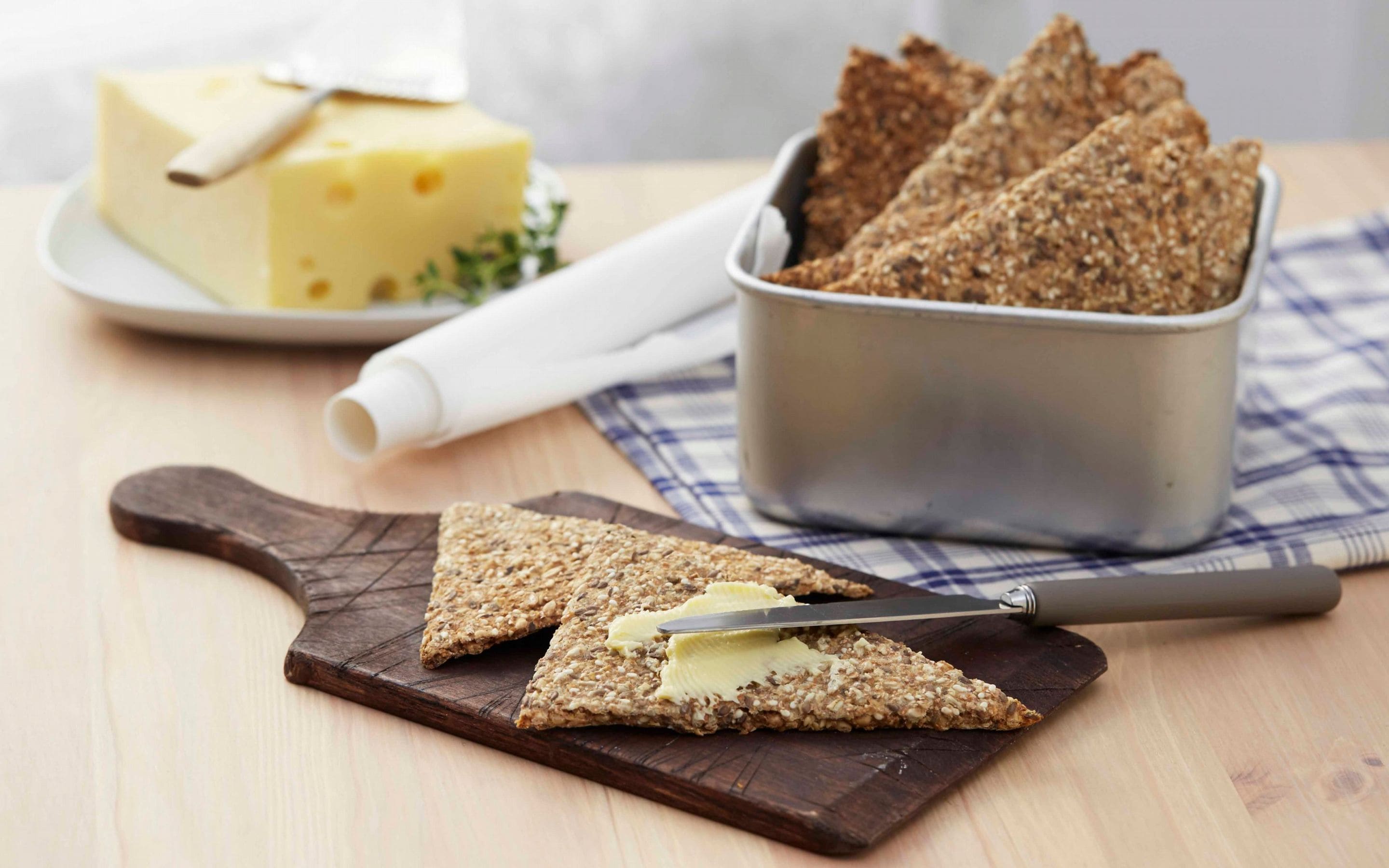 Hjemmelaget knekkebrød