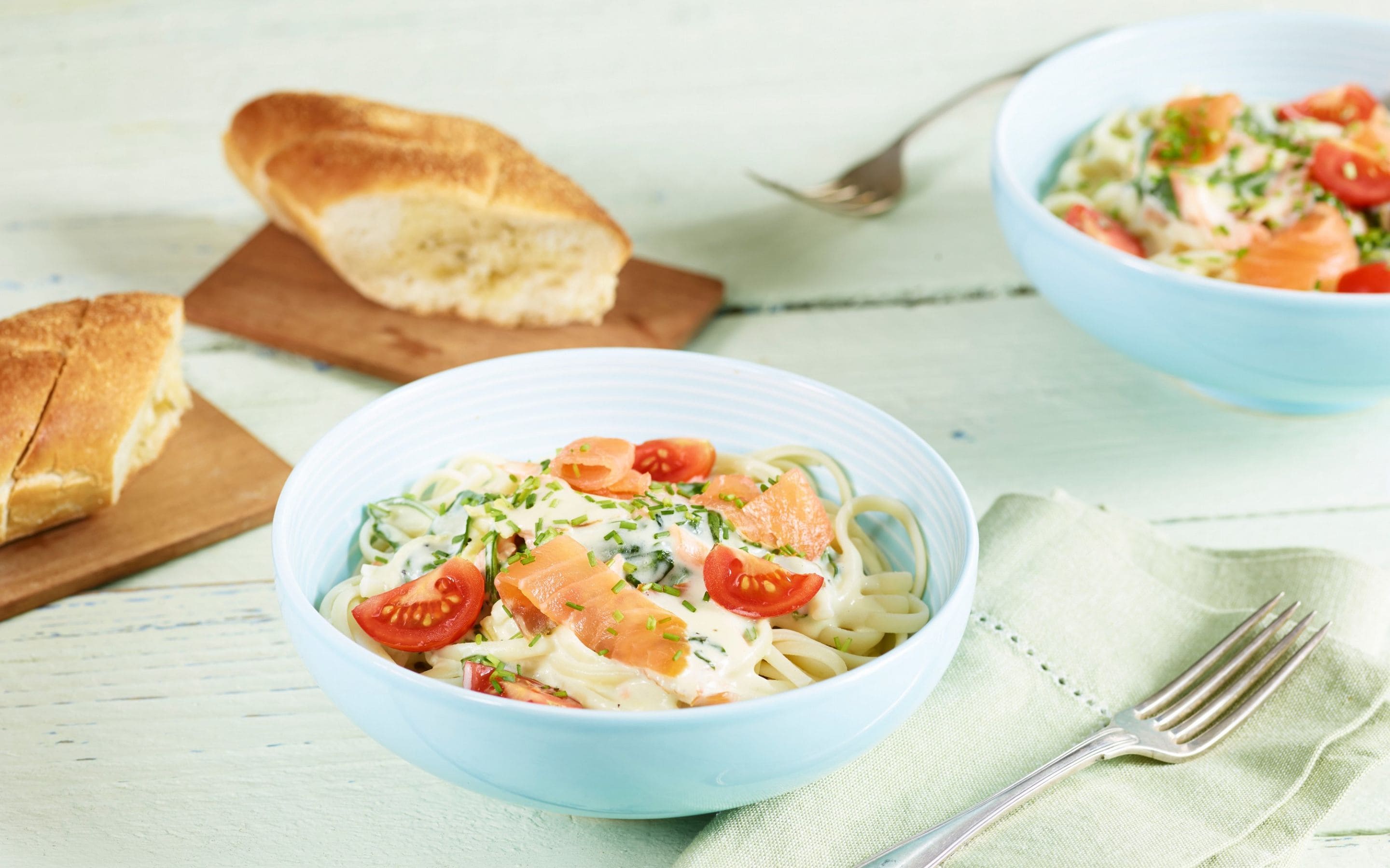 Pasta med røkelaks