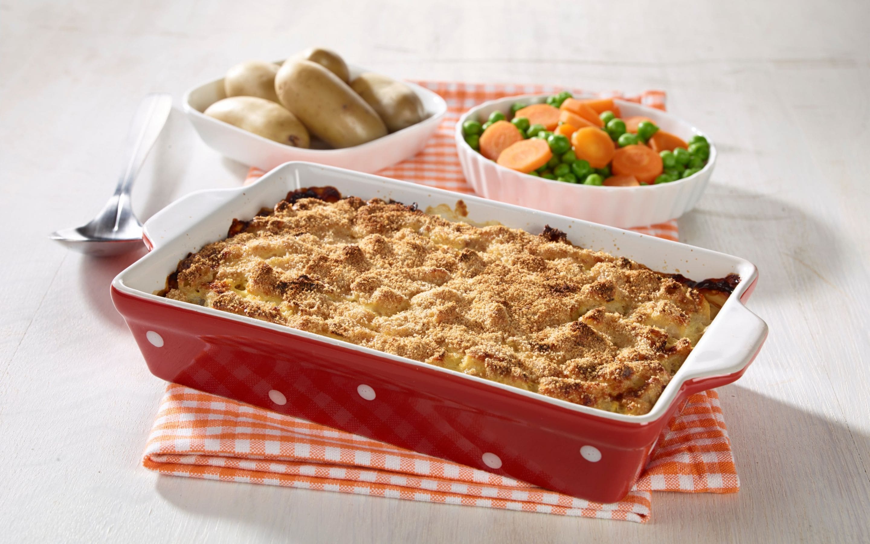 Fiskegrateng med makaroni
