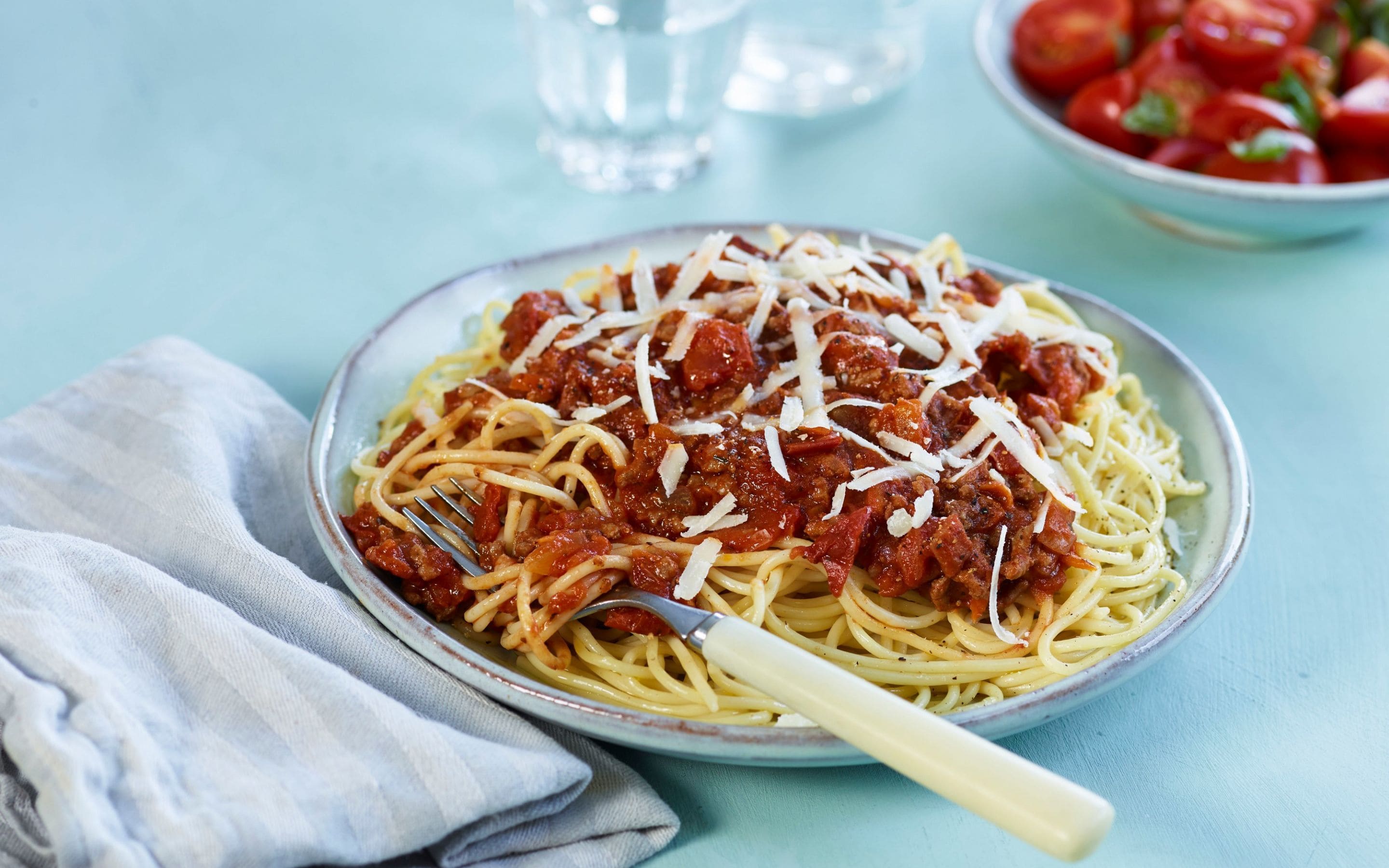 Kjøttdeig og spaghetti