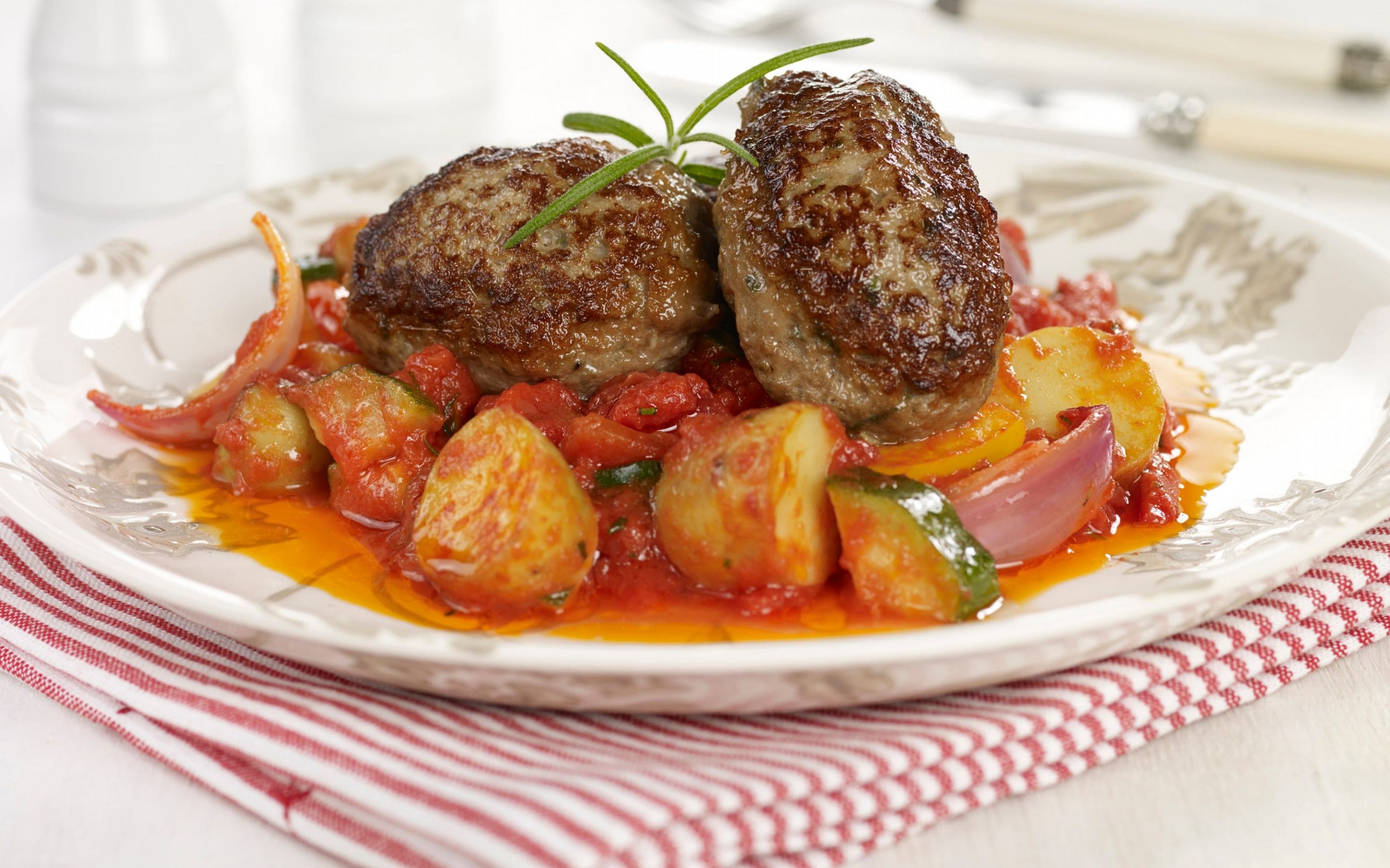 Kjøttkaker med ratatouille