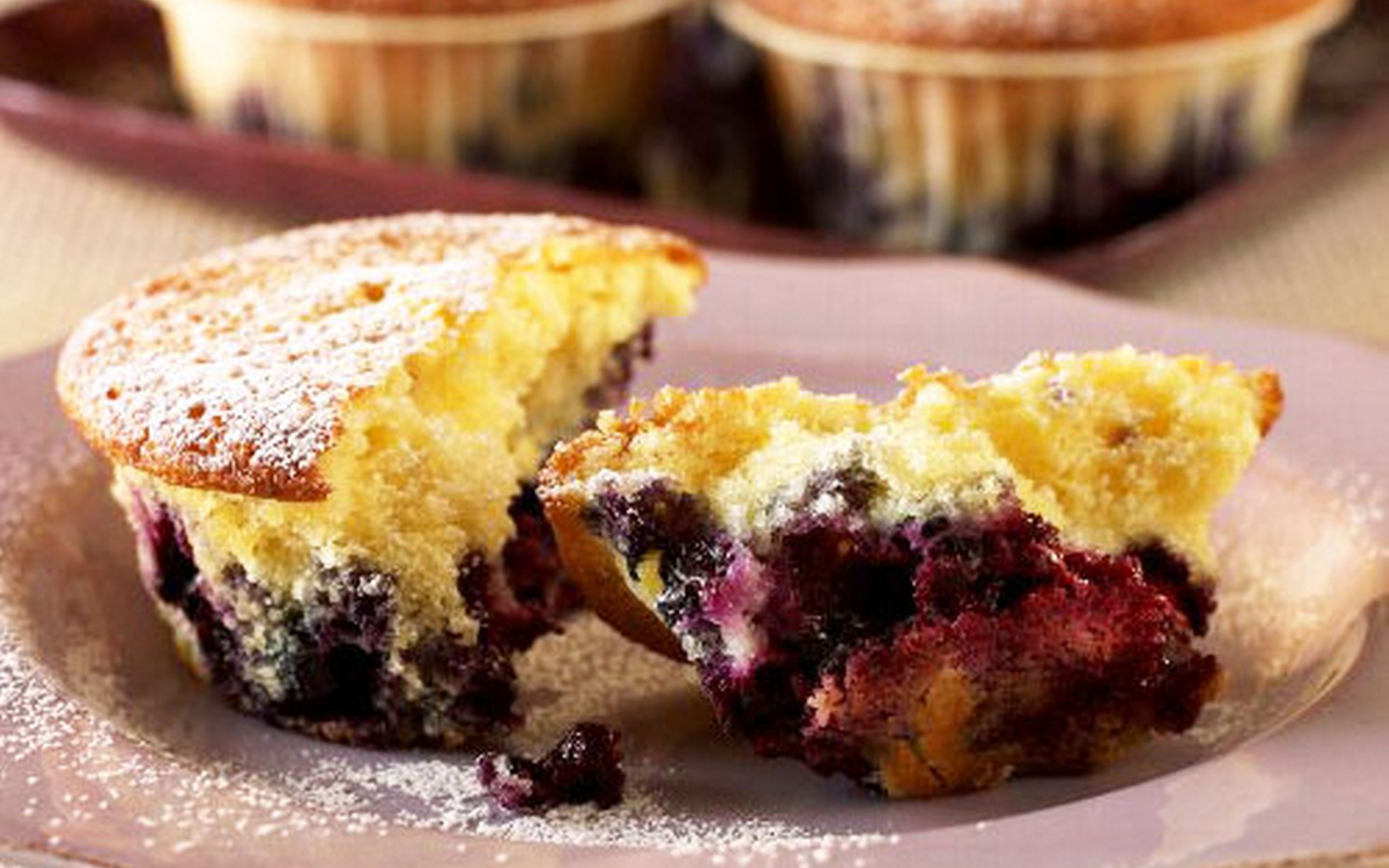 Blåbærmuffins med yoghurt