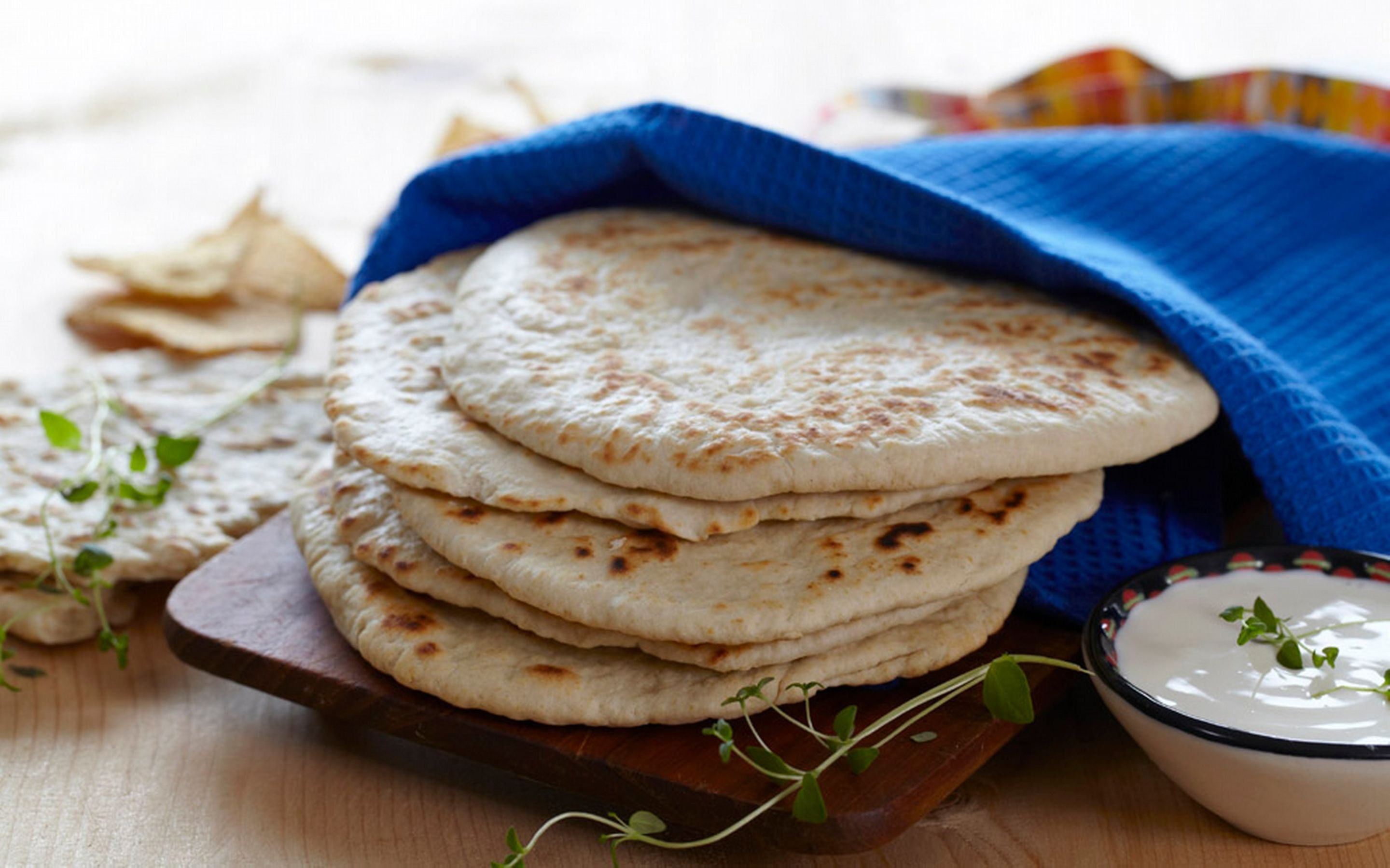 Hjemmebakte tacobrød