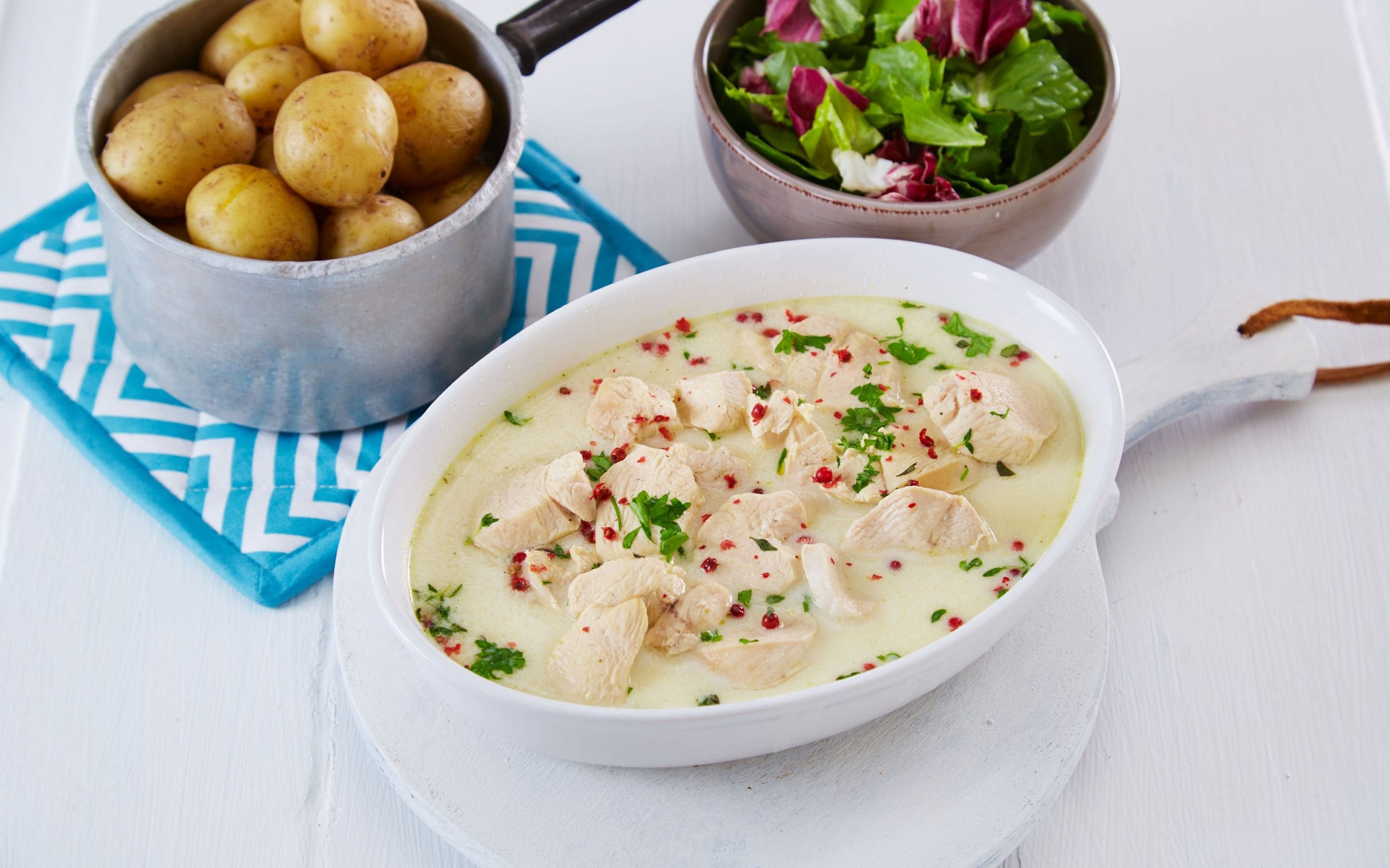 Kyllinggryte med rosepepper