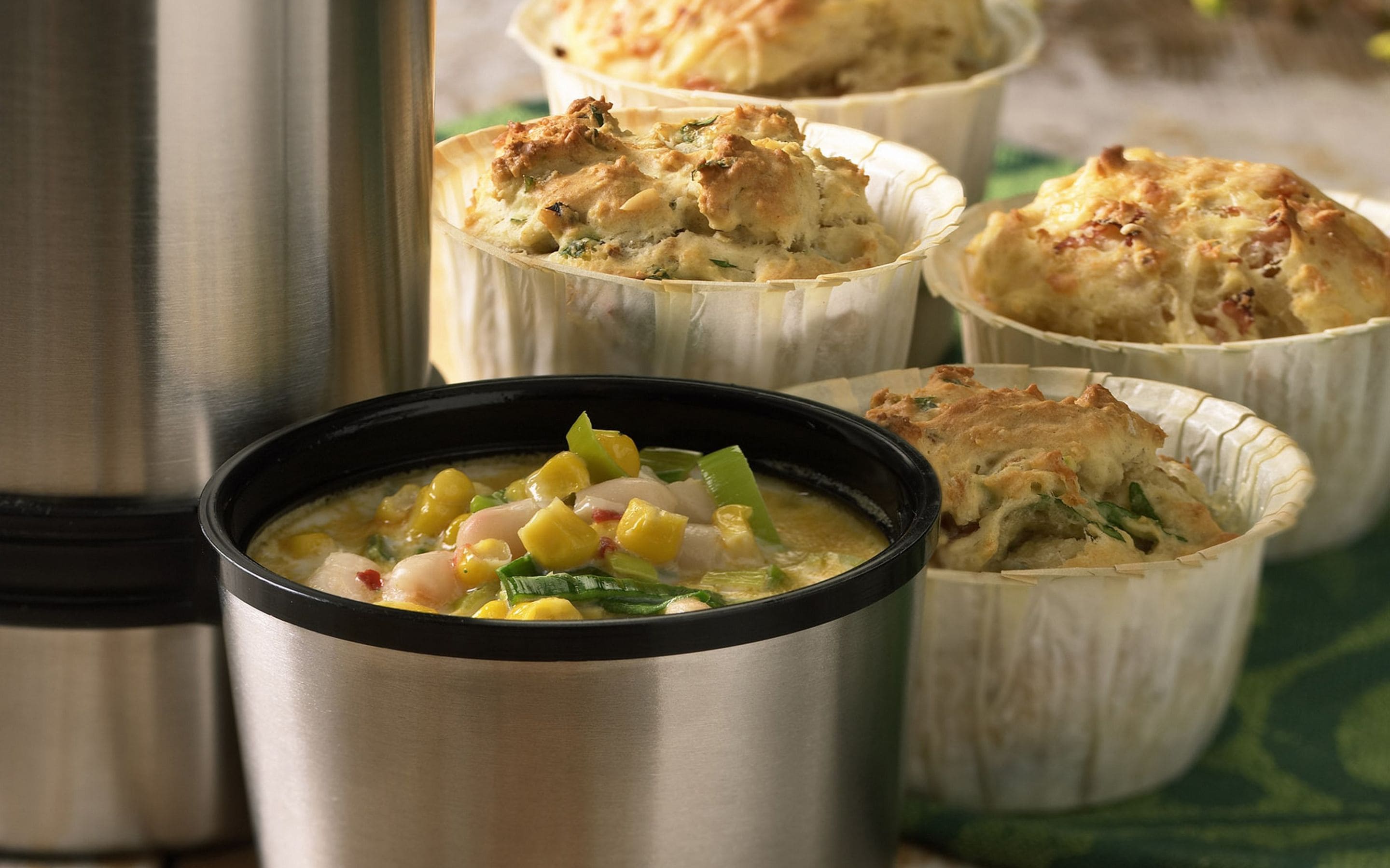 Tursuppe og muffins