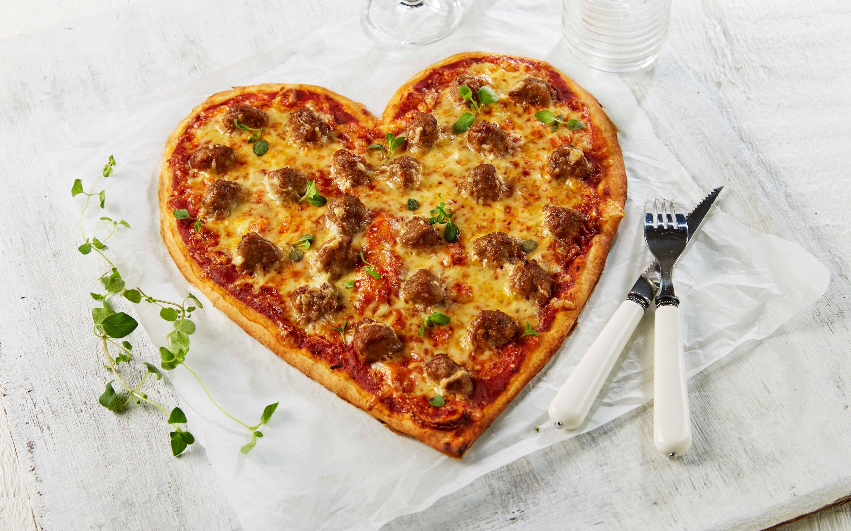 Hjertepizza