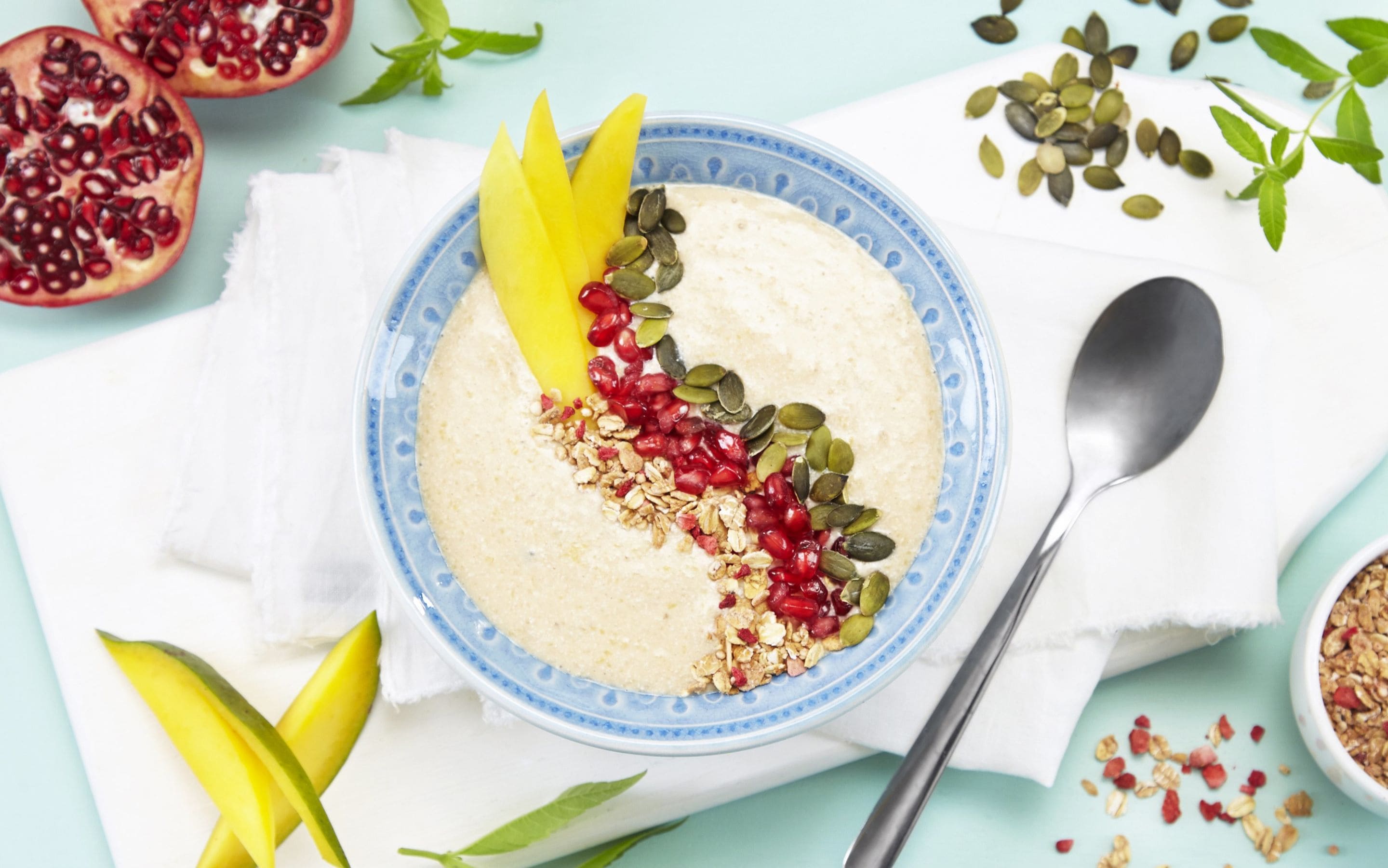 Smoothie bowl med Cottage Cheese