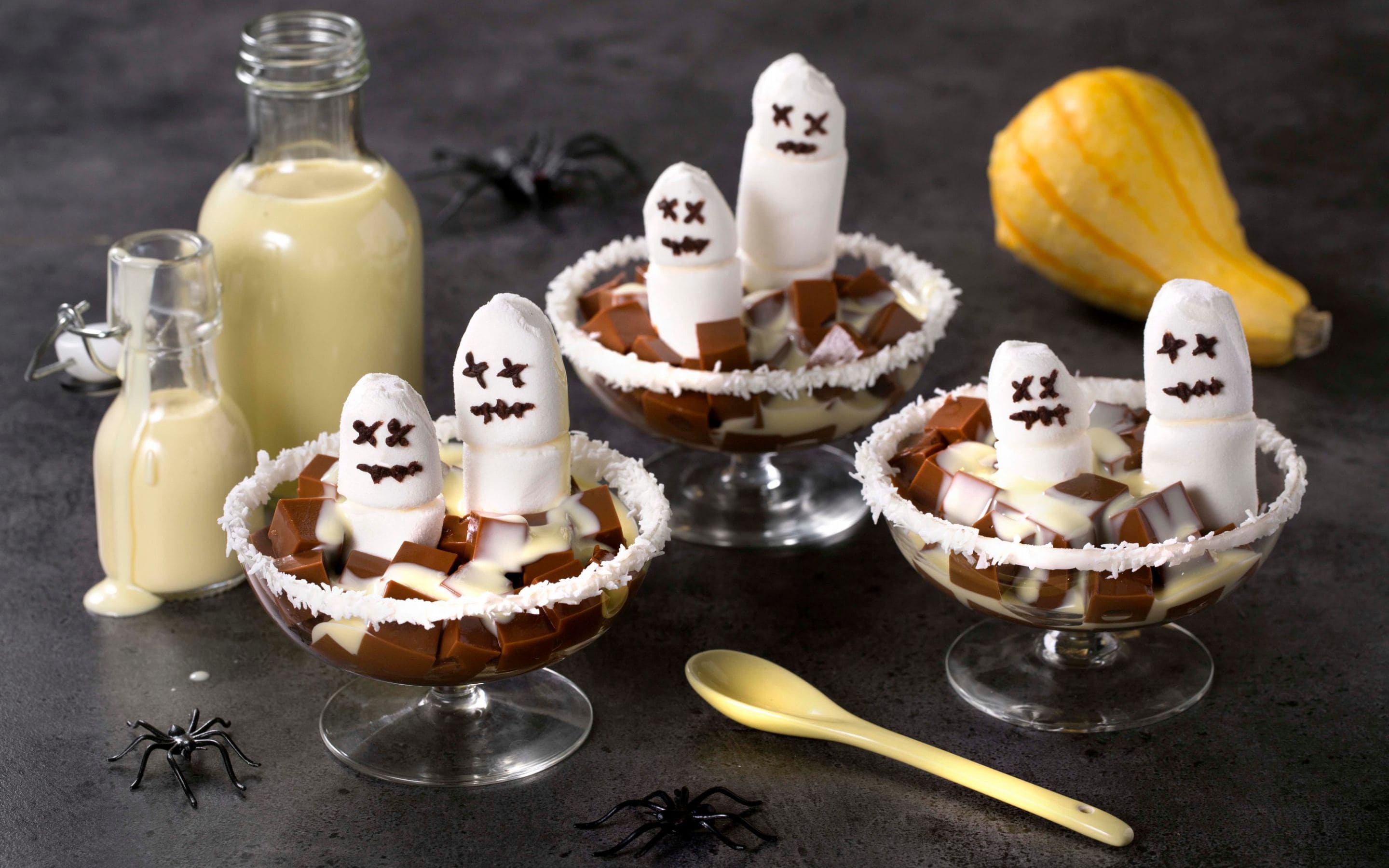 Spooky sjokoladepudding