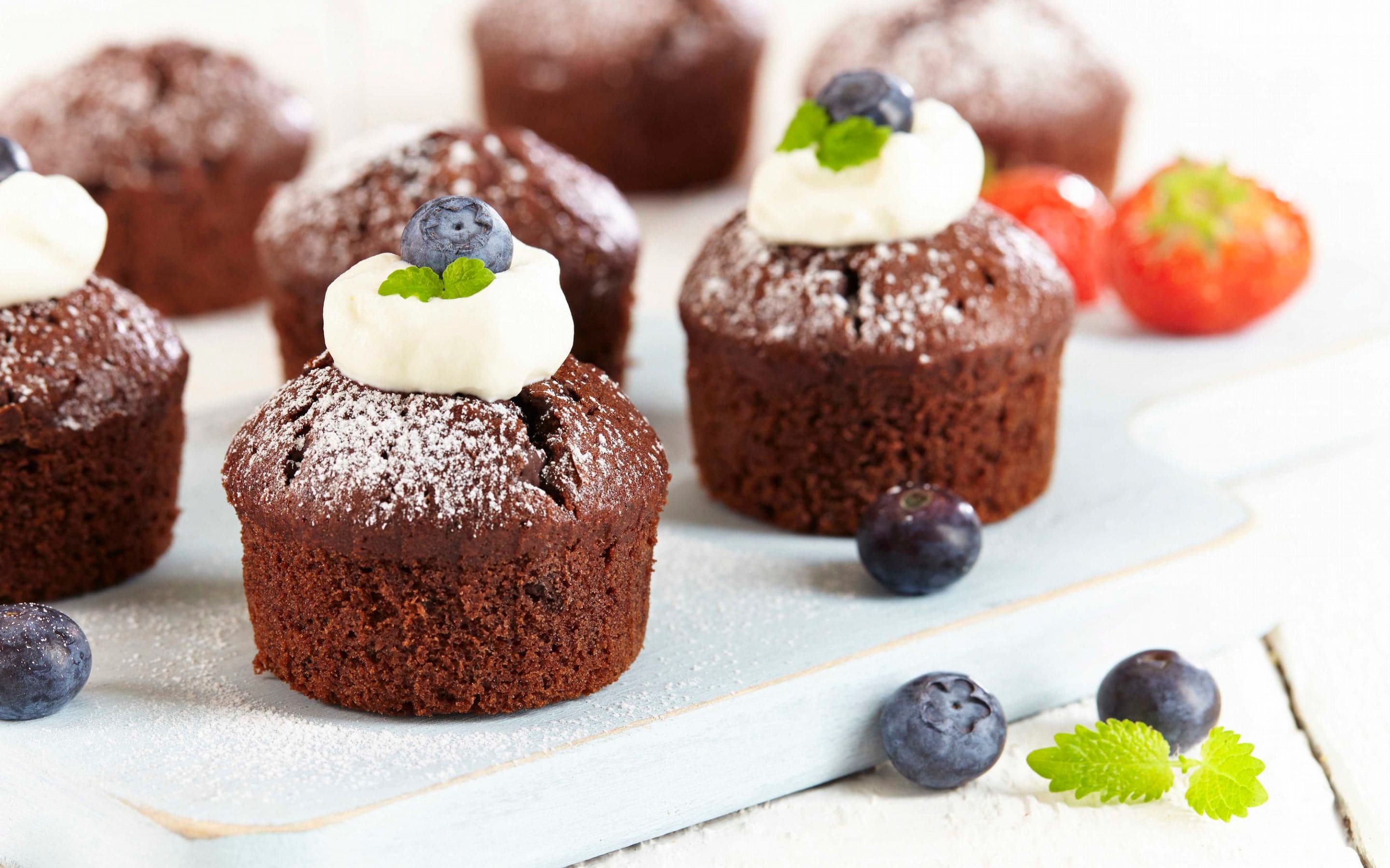 Sjokolademuffins med chili og nøtter