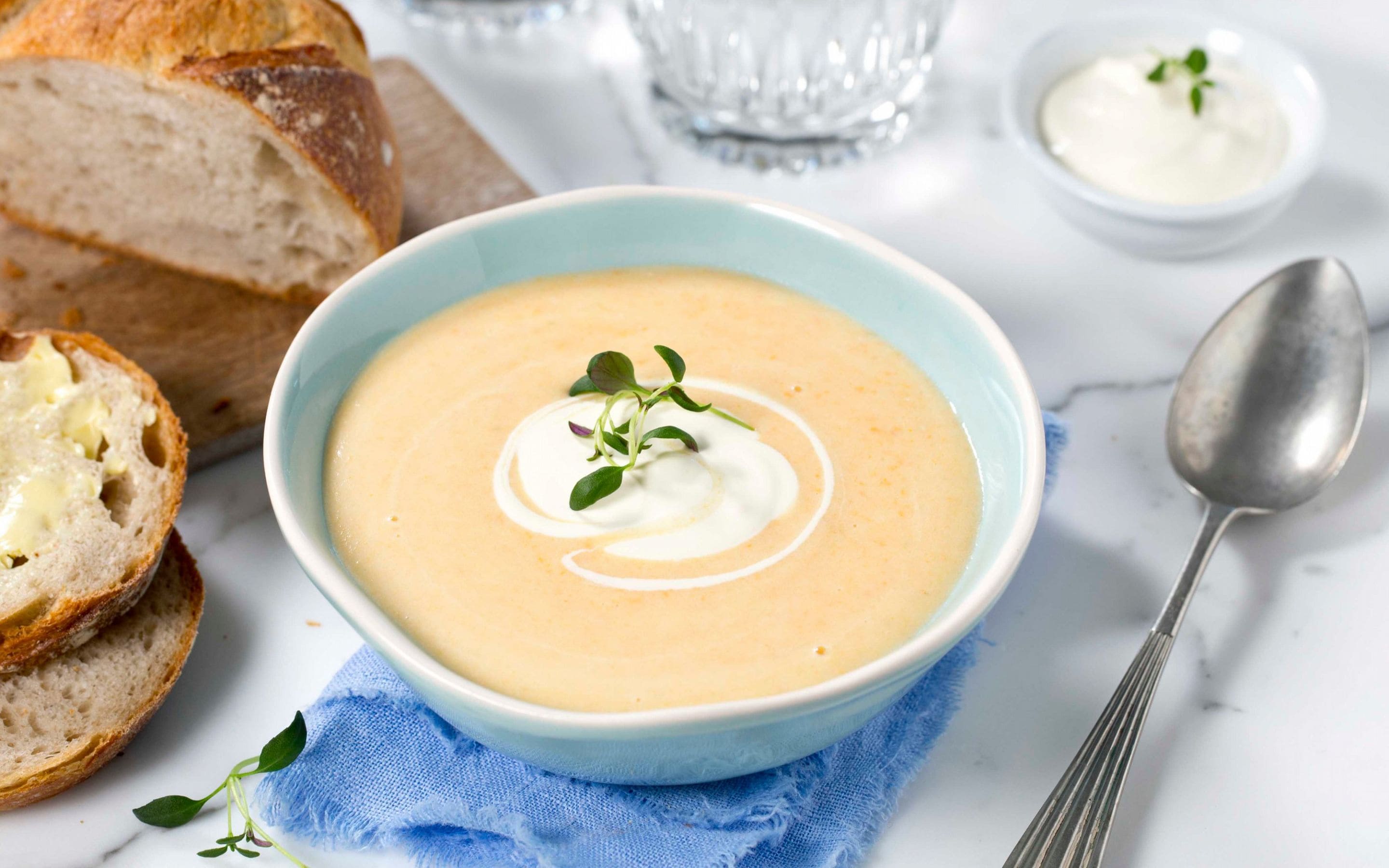 Kremet rotgrønnsaksuppe