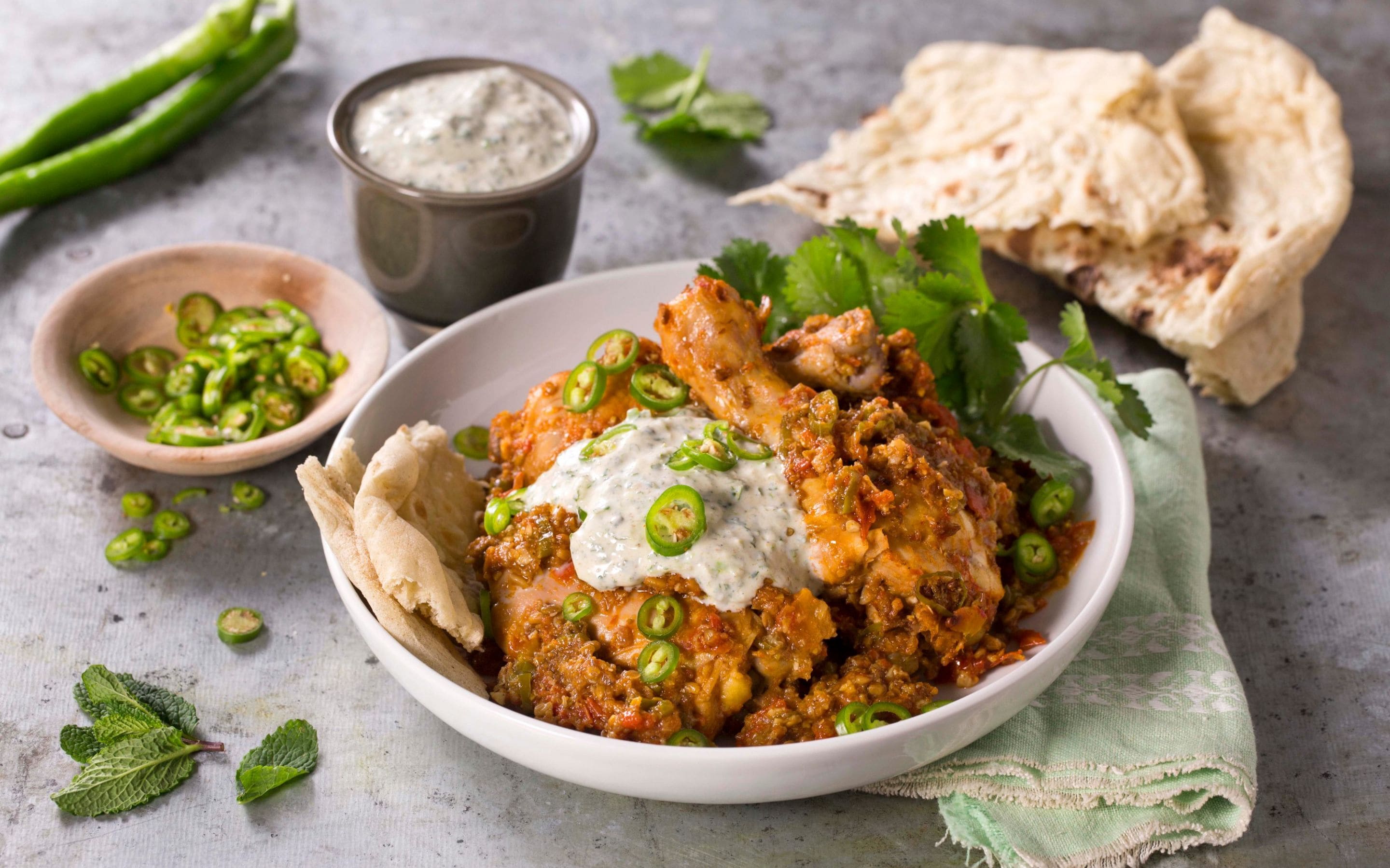 Peshawari kylling karahi