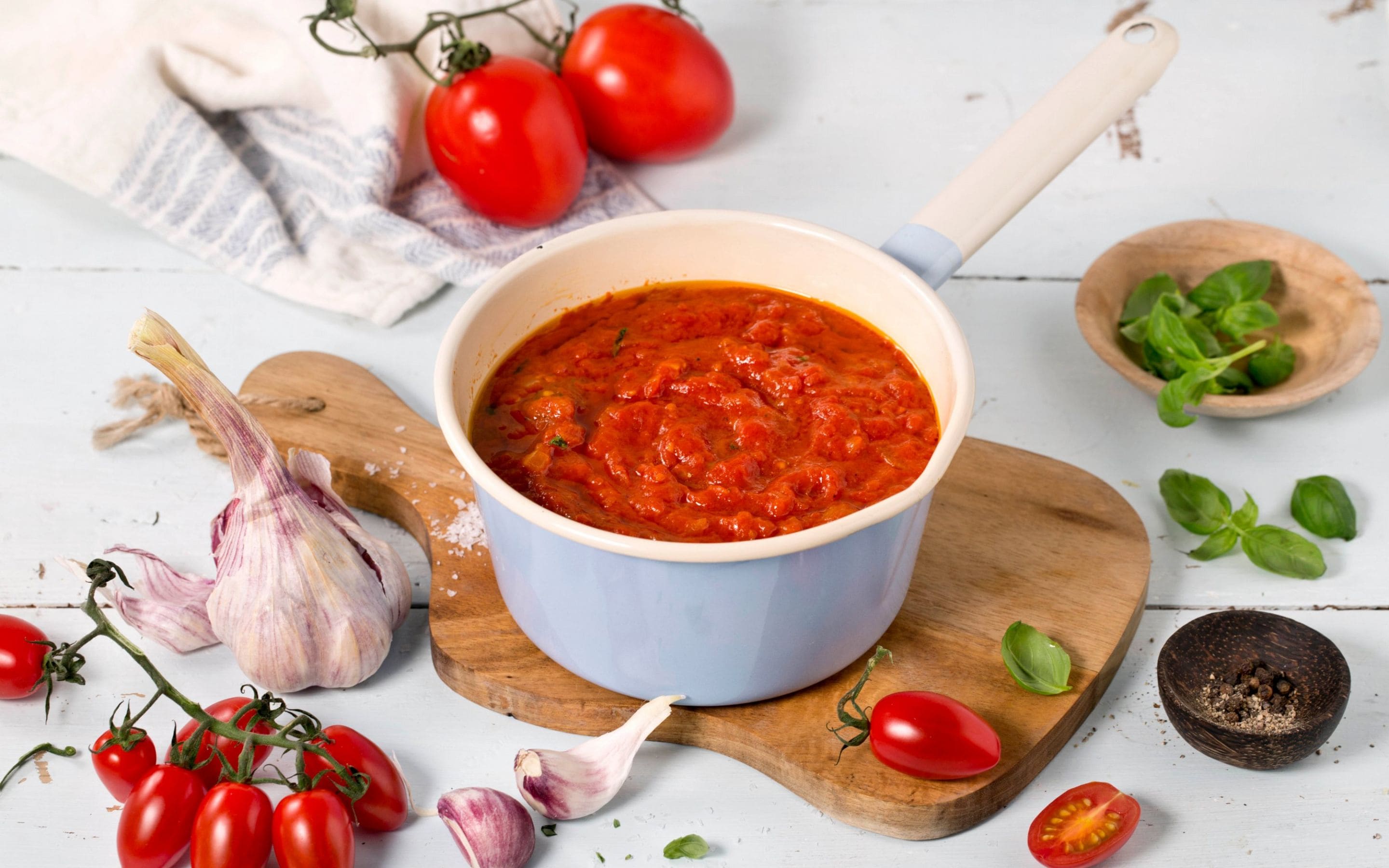 Hjemmelaget tomatsaus