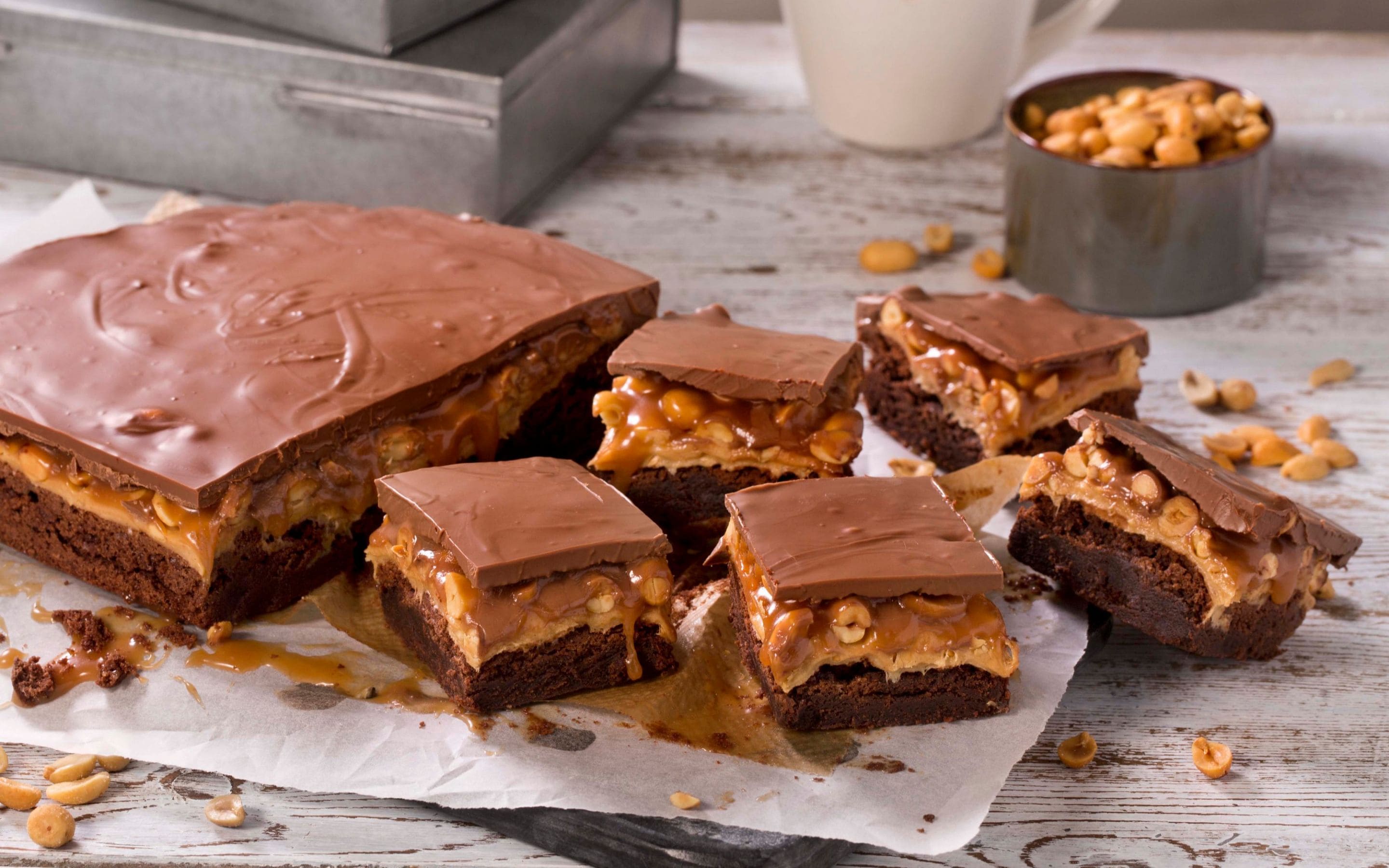 Snickers-brownies