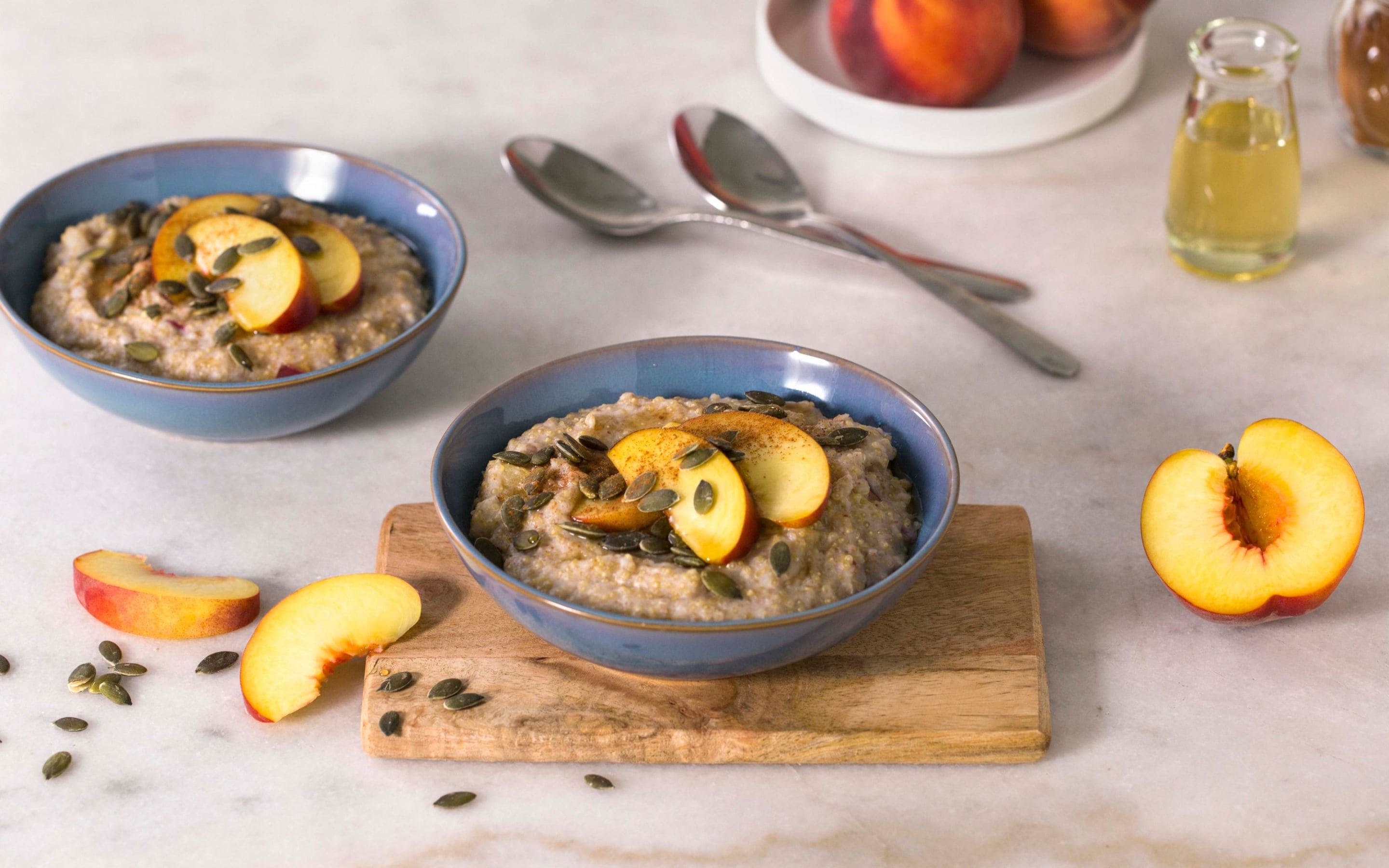 Quinoa- og bokhvetegrøt