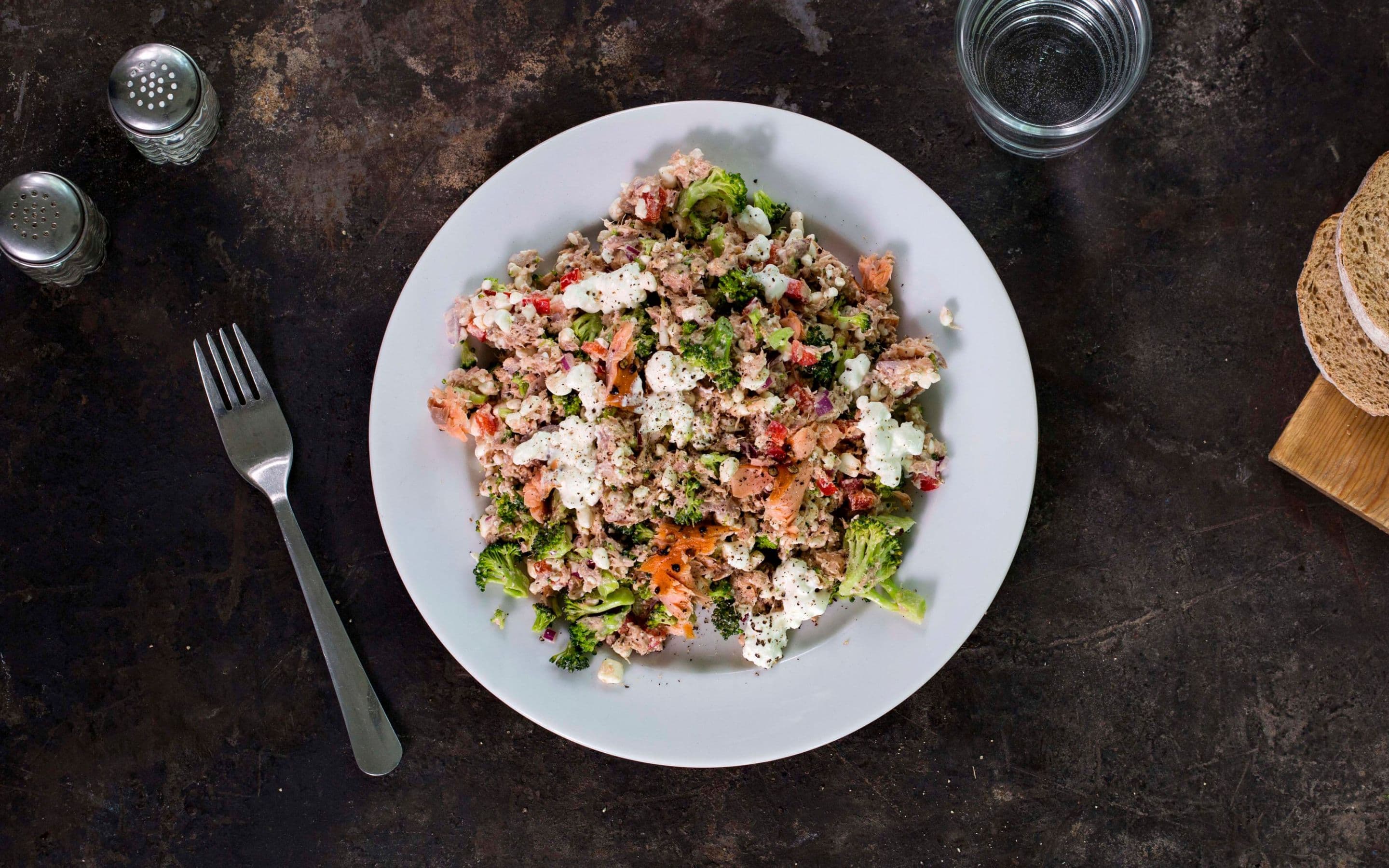 Tunfisksalat med cottage cheese