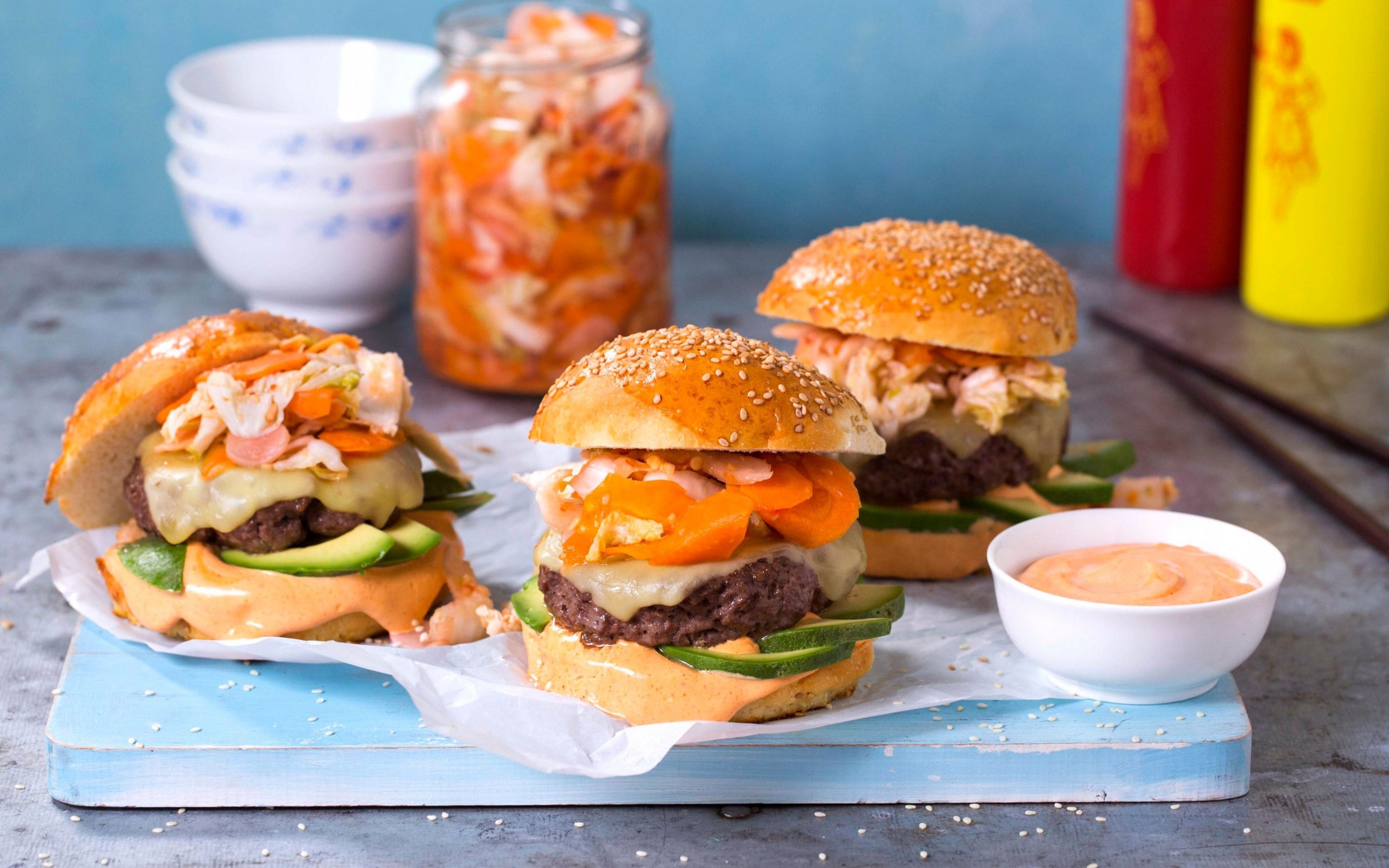 Kimchi-burger