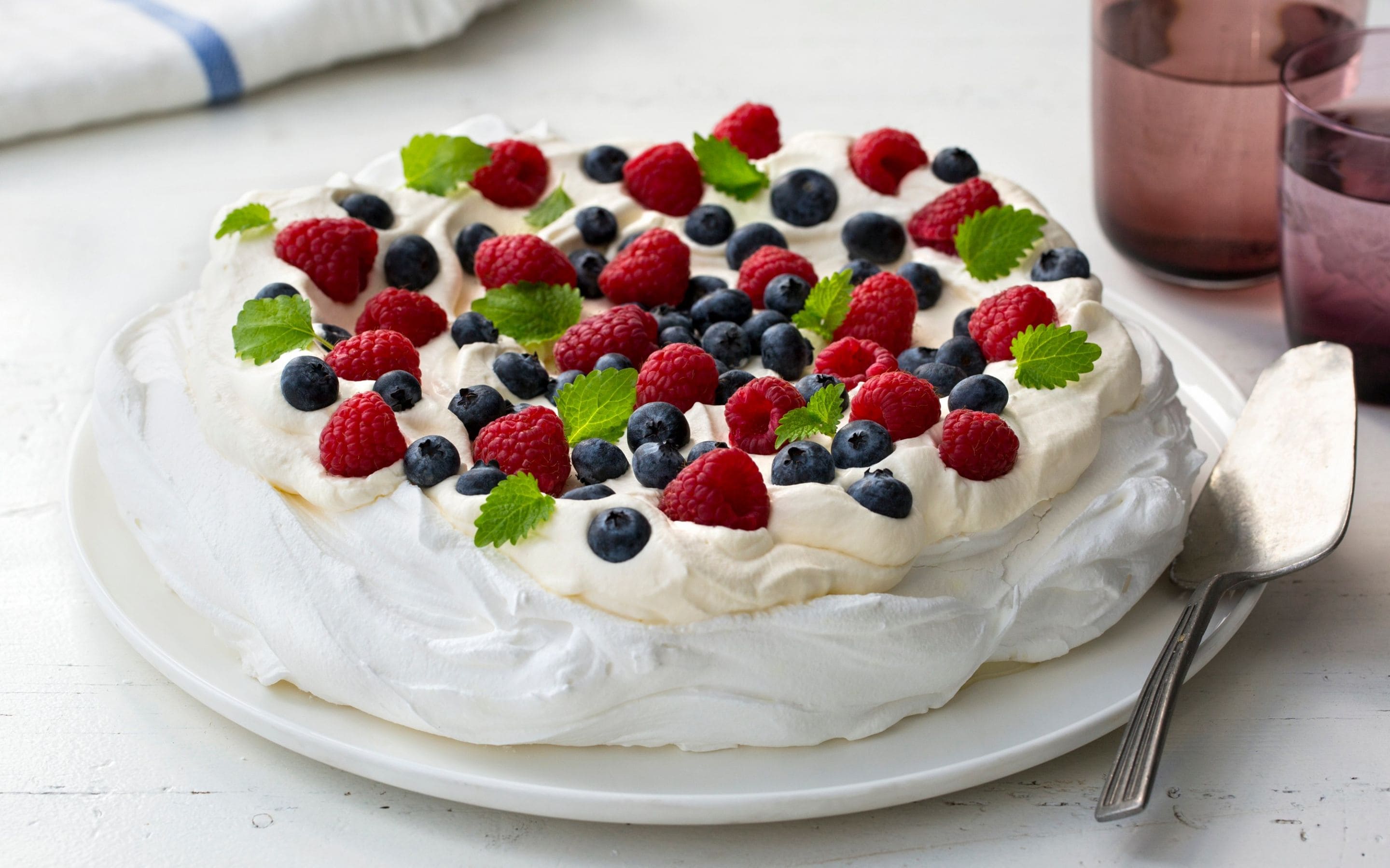 Pavlova festkake