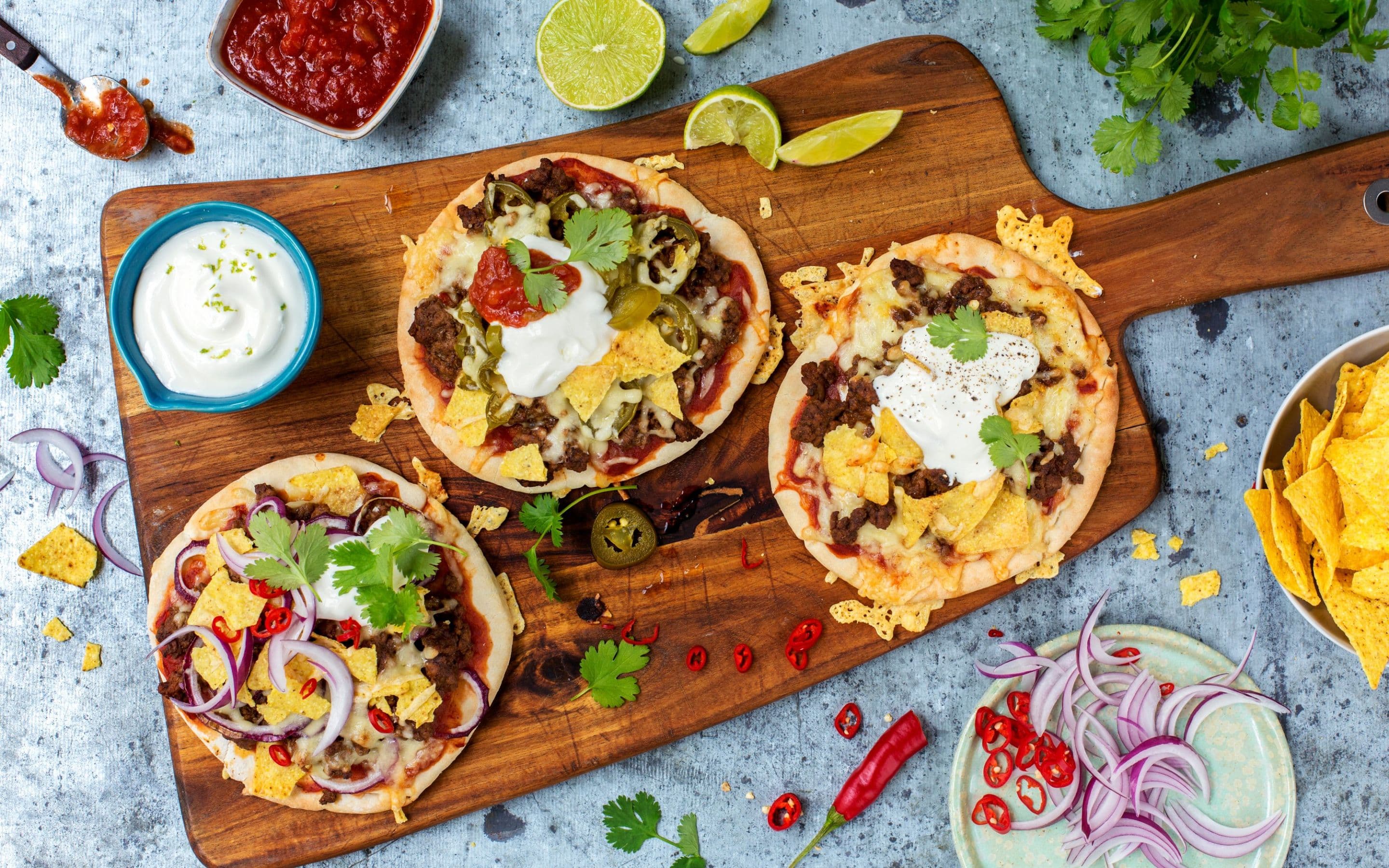 Mini-tacopizza