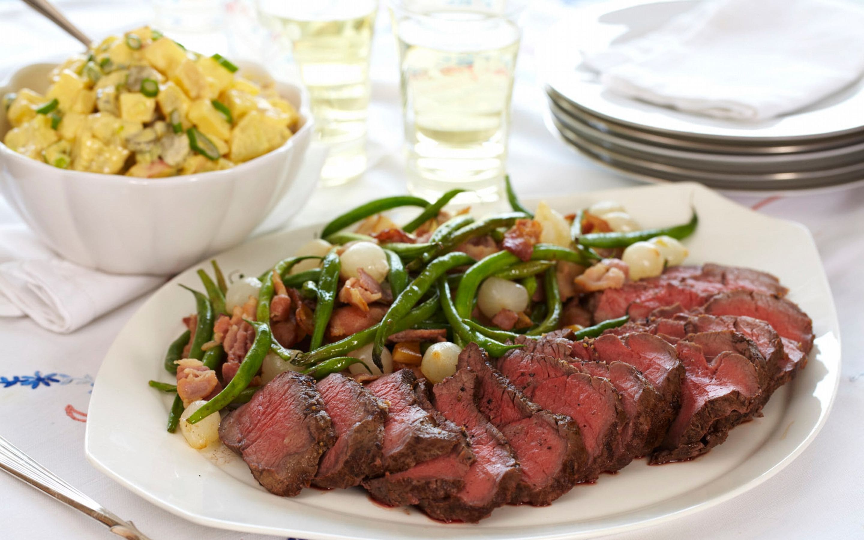 Roastbiff med potetsalat