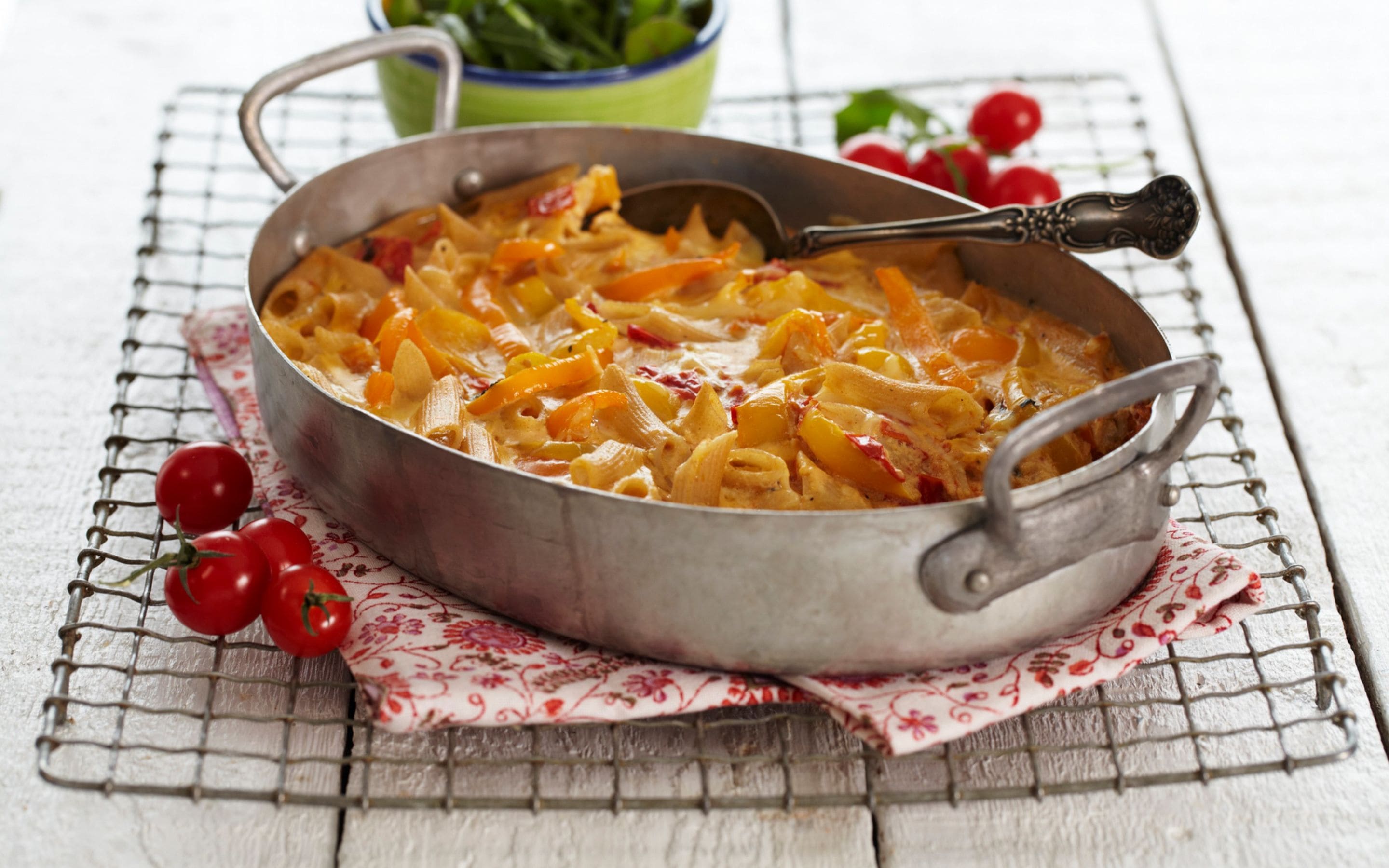 Vegetarisk pastagrateng