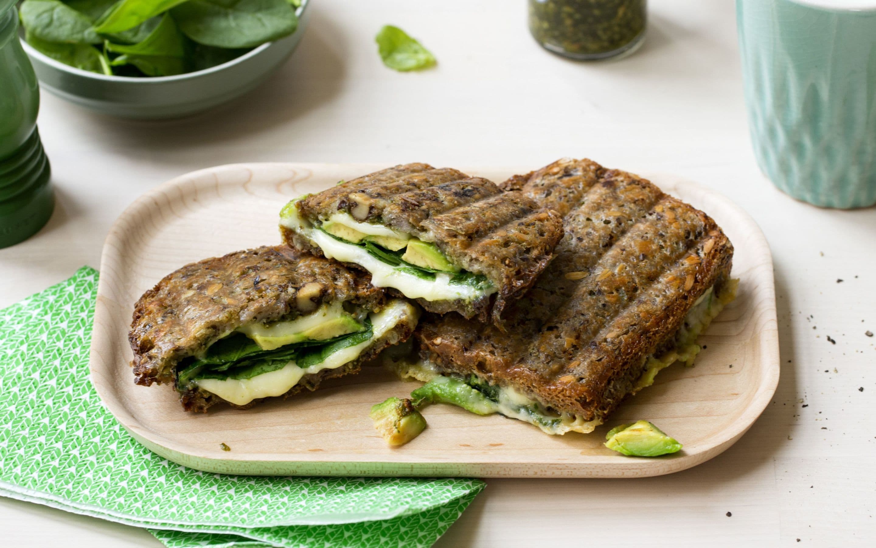Green godess-toast med Norvegia® «Digg på 1-2-3»