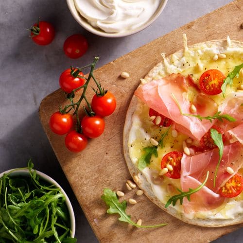 Hvit minipizza