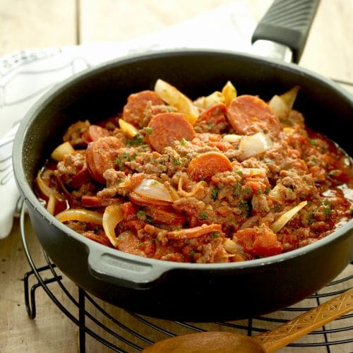 Chili med chorizo