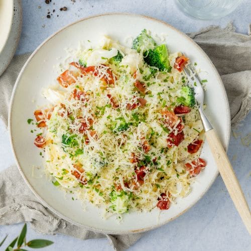 Pasta med bacon