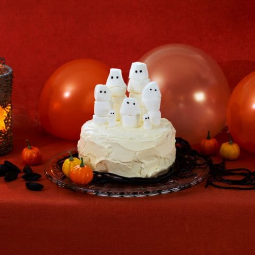 Spøkelseskake til halloween