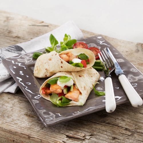 Wrap med laks