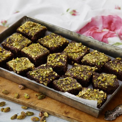 Glutenfri sjokoladekake i langpanne